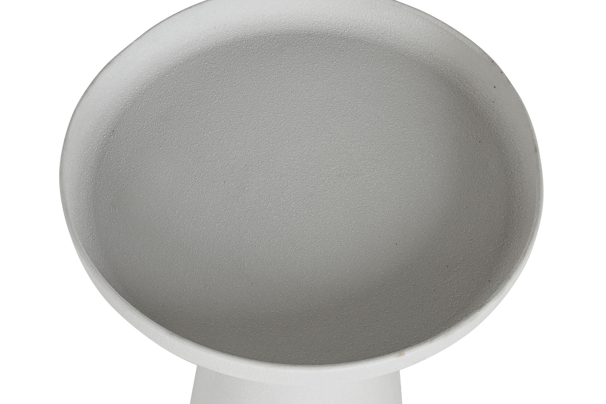 MESITA AUXILIAR METAL 41X41X46 2,17 RUGOSO BEIGE 2