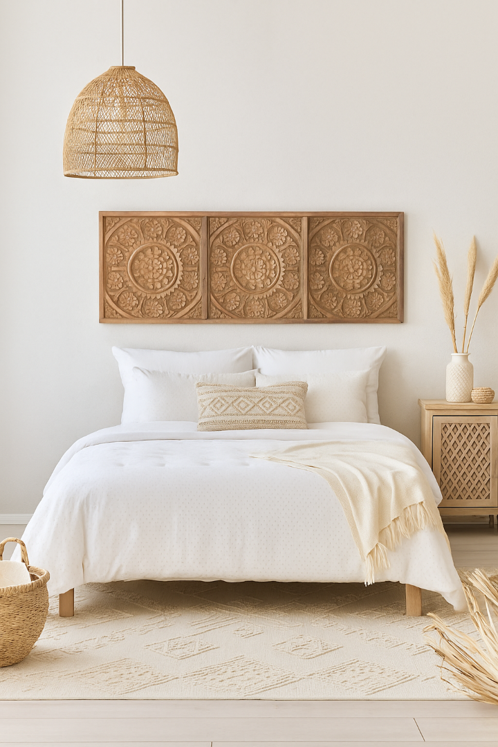 CABECERO CAMA MANGO MDF 162X5X60,5 13,02 MANDALAS 4