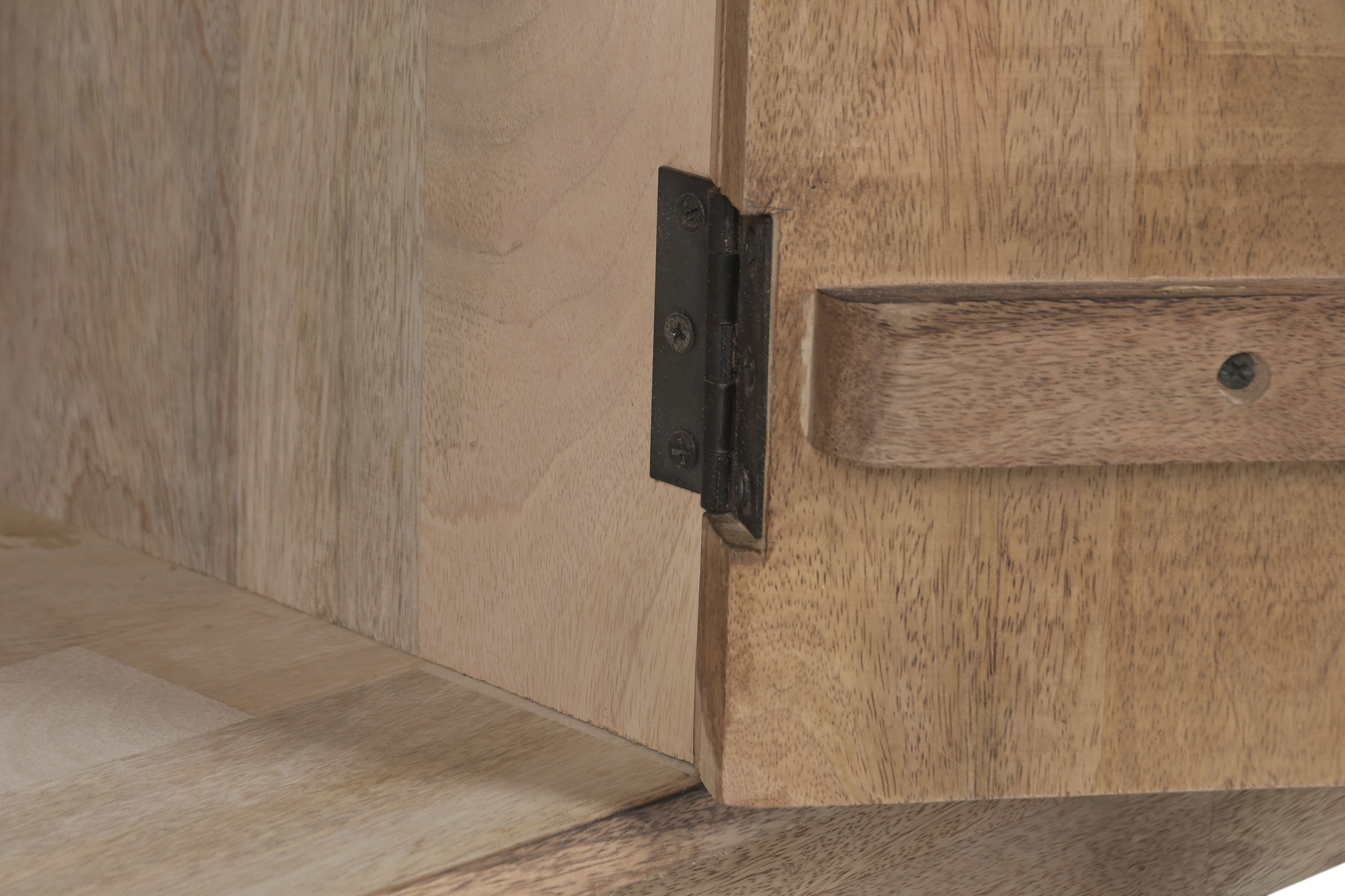 APARADOR MANGO YUTE 140X40X80 3 CAJONES NATURAL 9