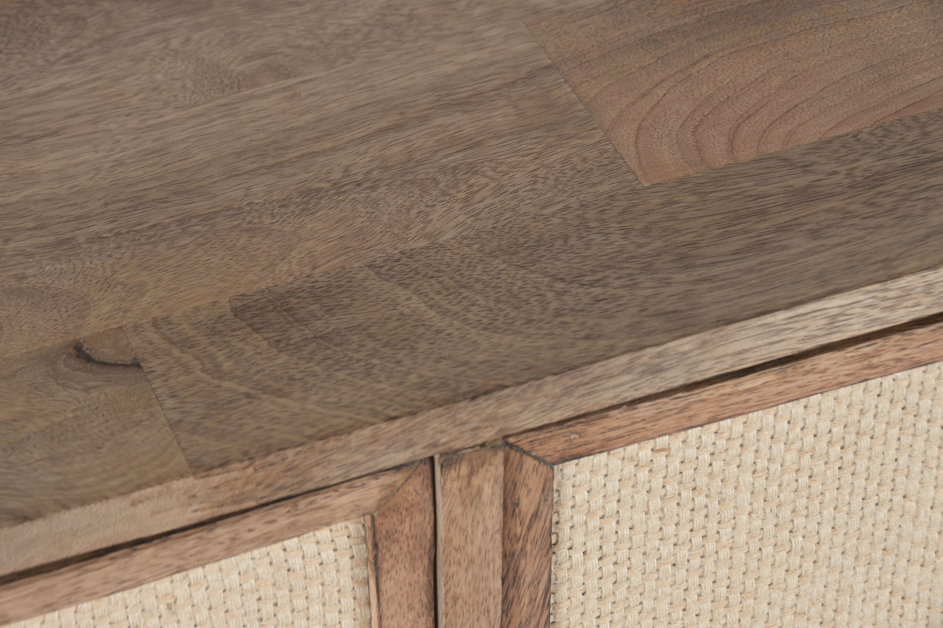 APARADOR MANGO YUTE 140X40X80 3 CAJONES NATURAL 10