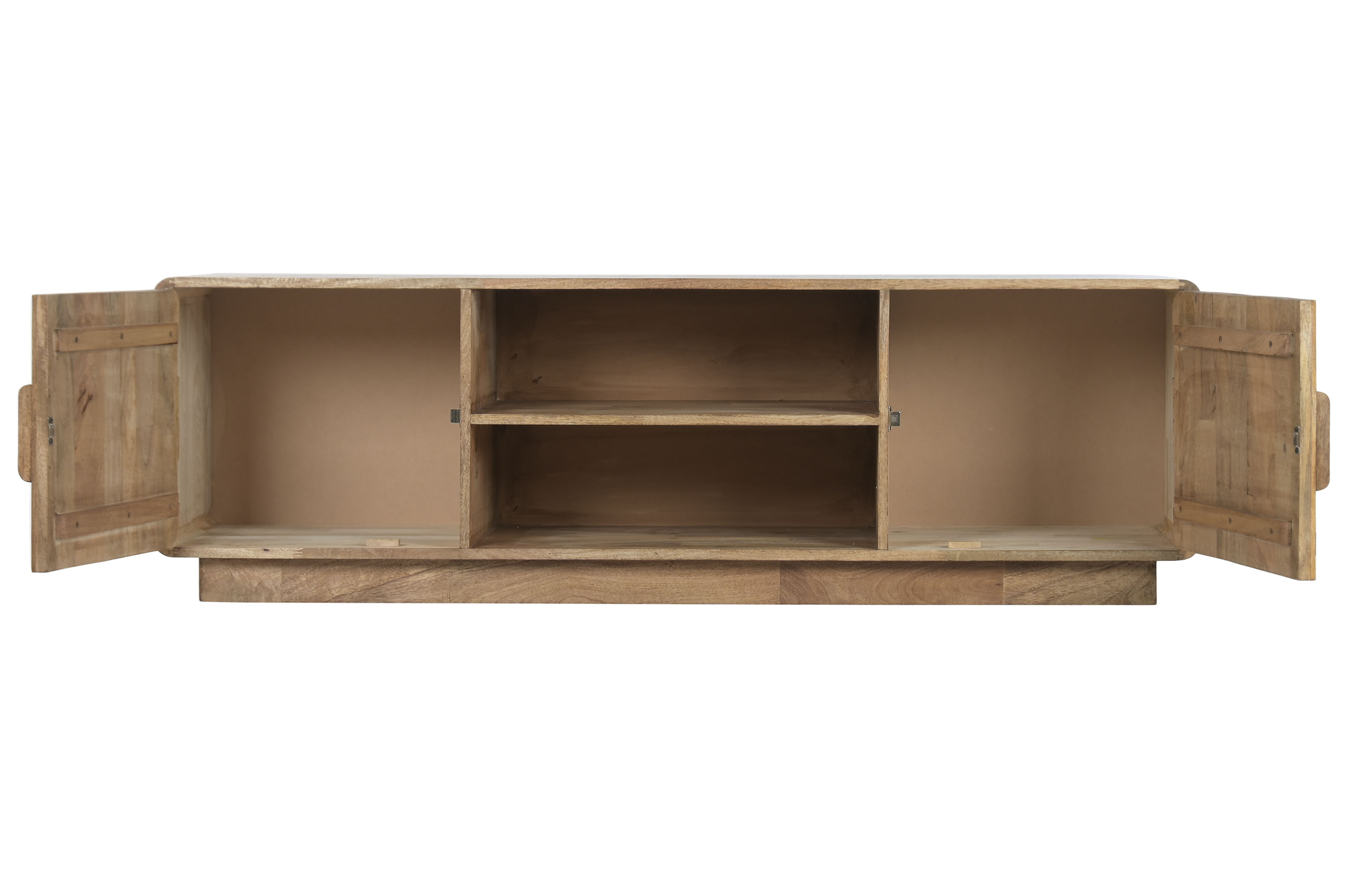 MUEBLE TV MANGO YUTE 160X47X50 2 PUERTAS NATURAL 5
