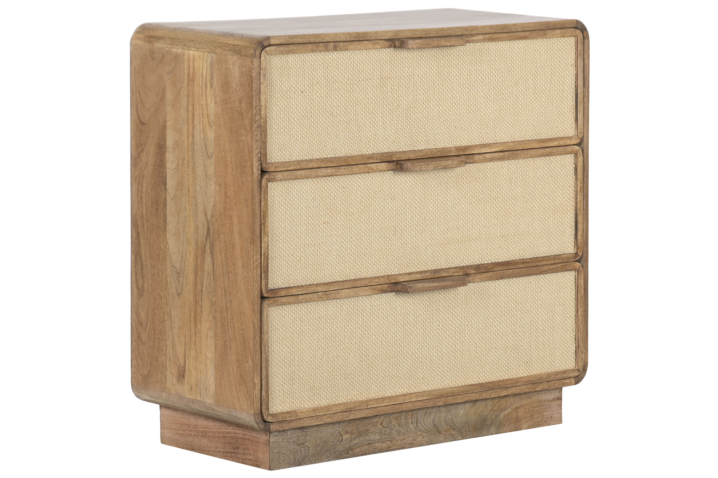 COMODA MANGO YUTE 79,5X37,5X76 3 CAJONES NATURAL 3