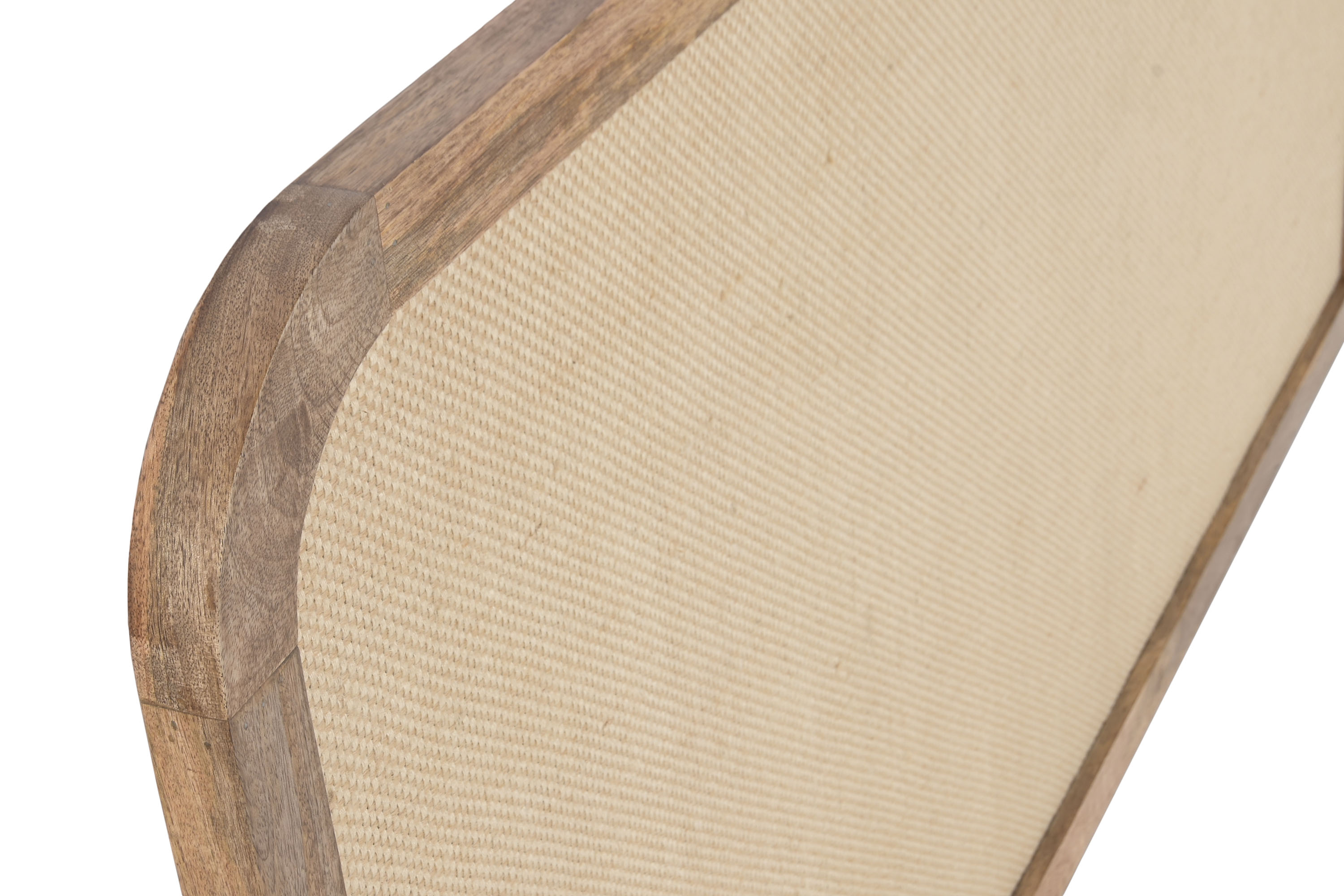 CABECERO CAMA MANGO YUTE 160X3X80 NATURAL MARRON 3