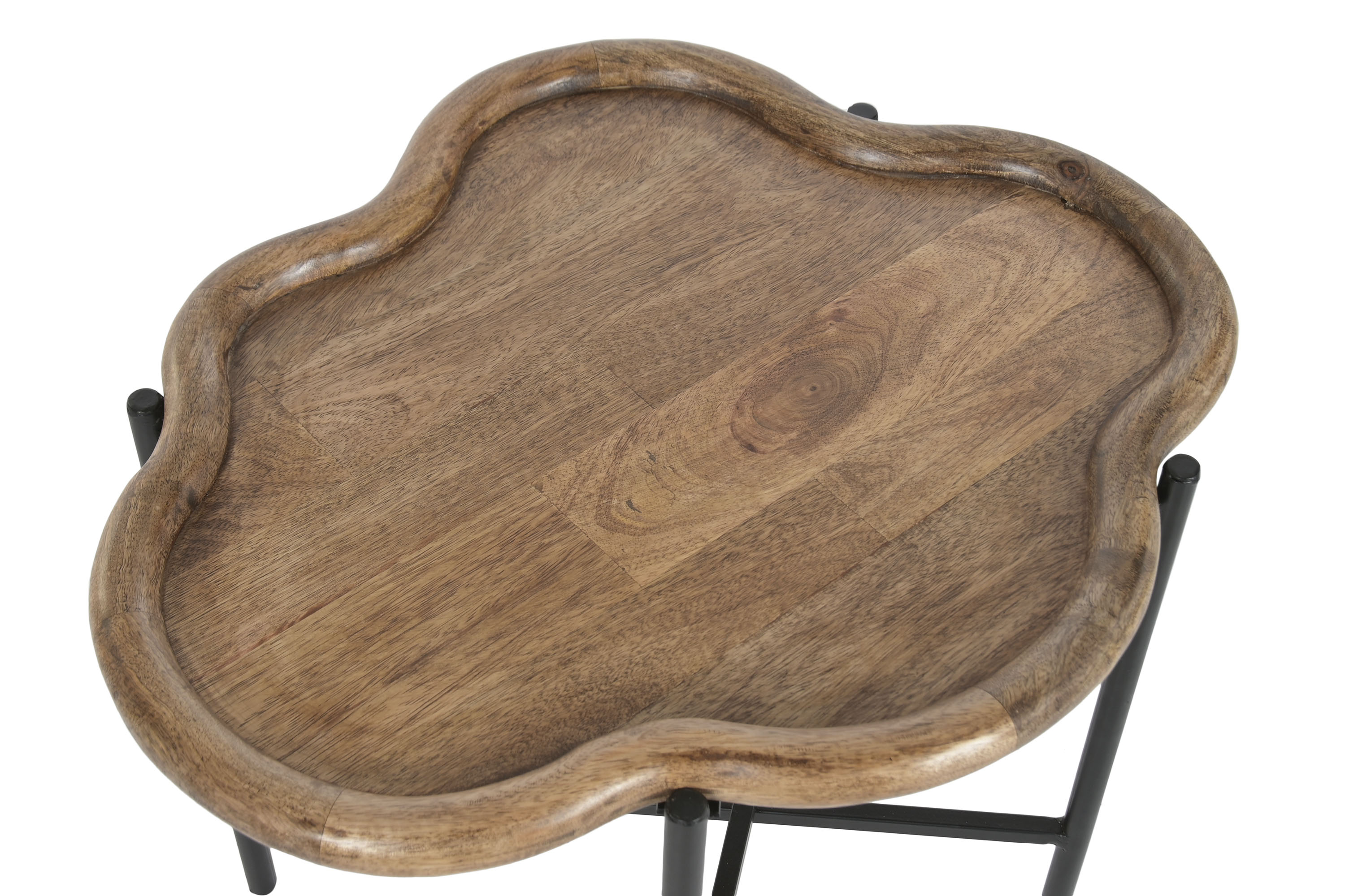 MESITA AUXILIAR MANGO HIERRO 60X50X47 NUBE NATURAL 3