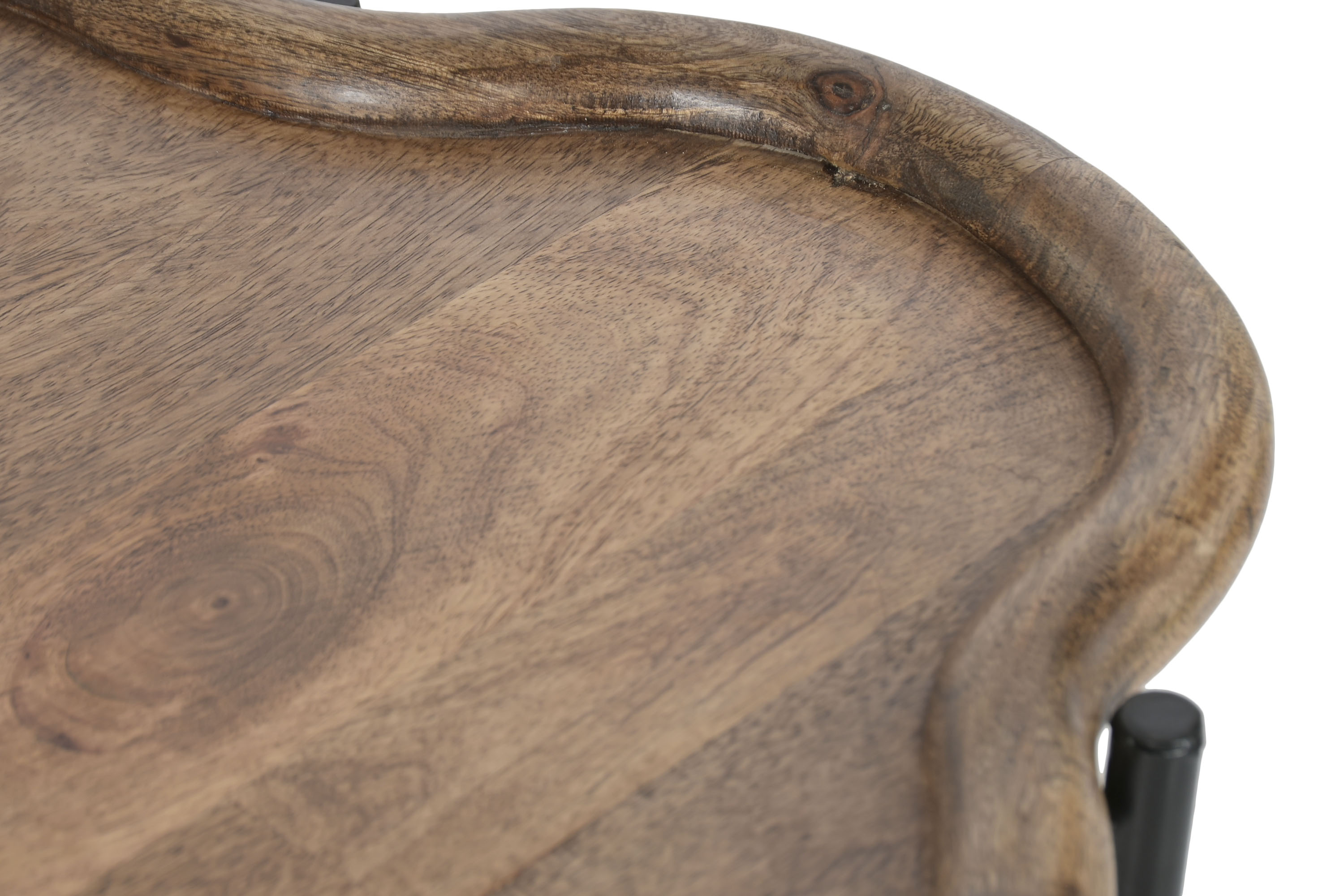 MESITA AUXILIAR MANGO HIERRO 60X50X47 NUBE NATURAL 4