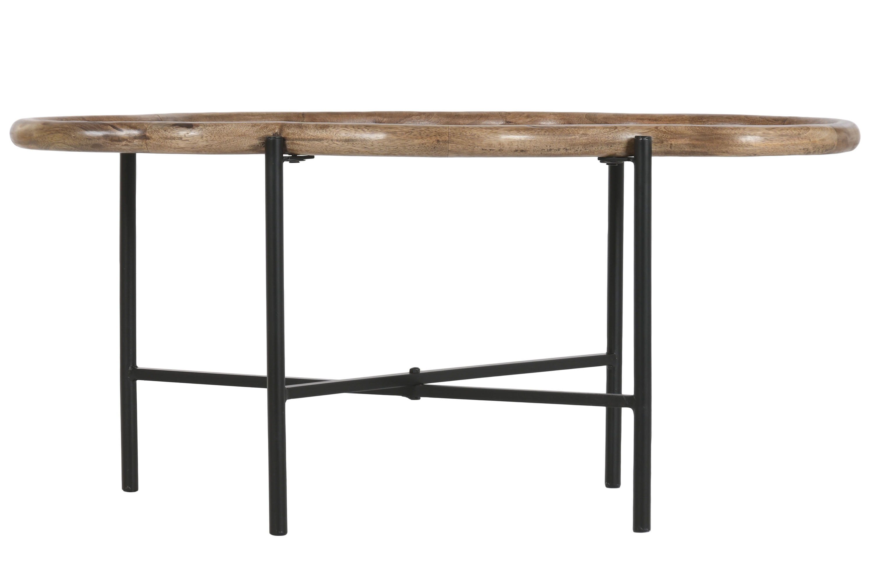 MESITA AUXILIAR MANGO HIERRO 88X49X42 NUBE NATURAL 3