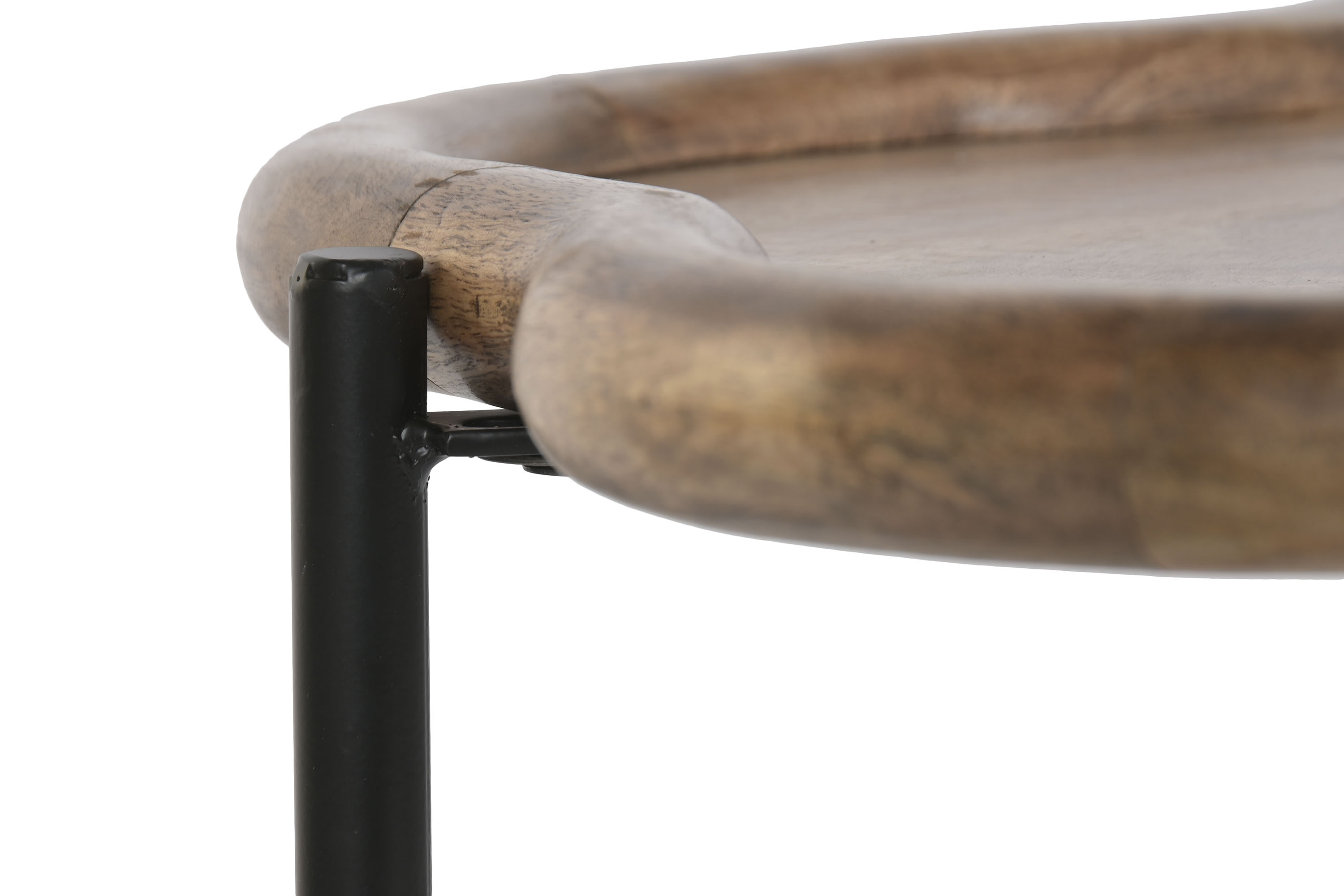 MESITA AUXILIAR MANGO HIERRO 88X49X42 NUBE NATURAL 8