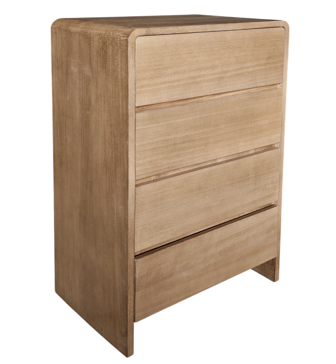 CHIFONIER PAULOWNIA OLMO 60X40X100 4 CAJONES