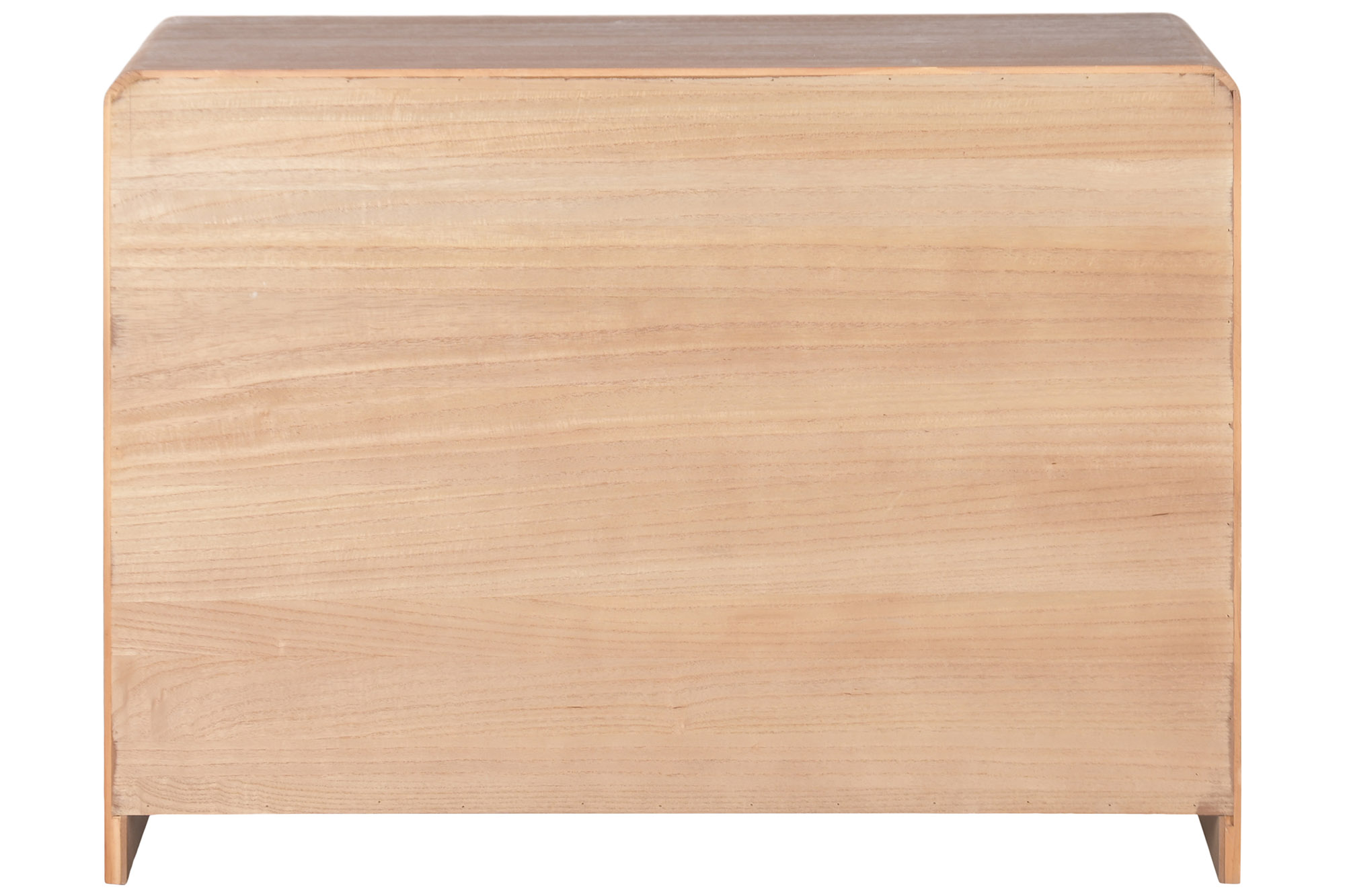 COMODA PAULOWNIA OLMO 100X40X80 3 CAJONES NATURAL 4