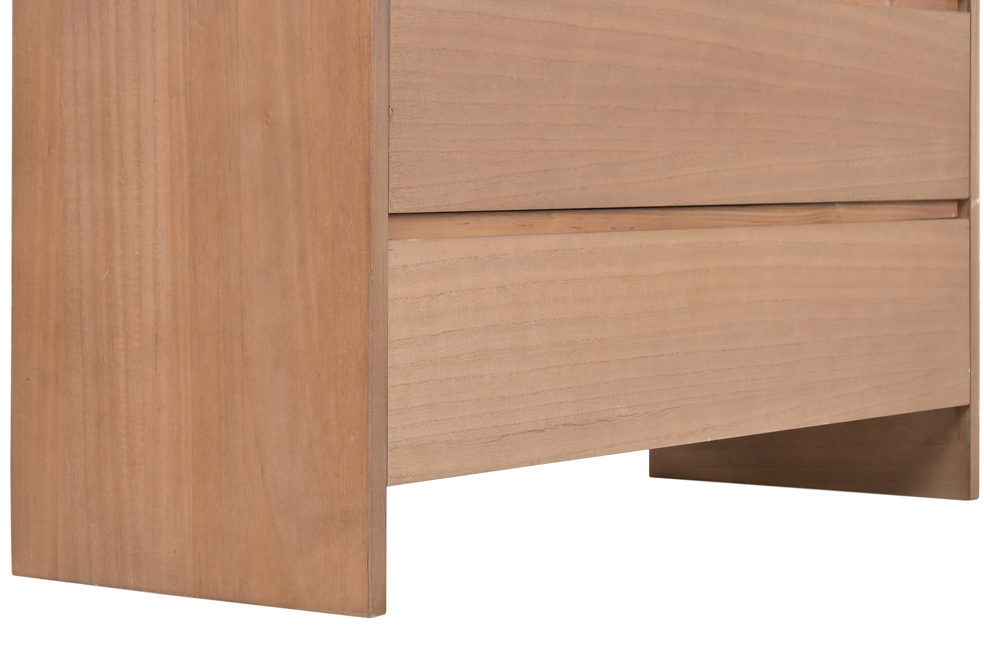 COMODA PAULOWNIA OLMO 100X40X80 3 CAJONES NATURAL 7