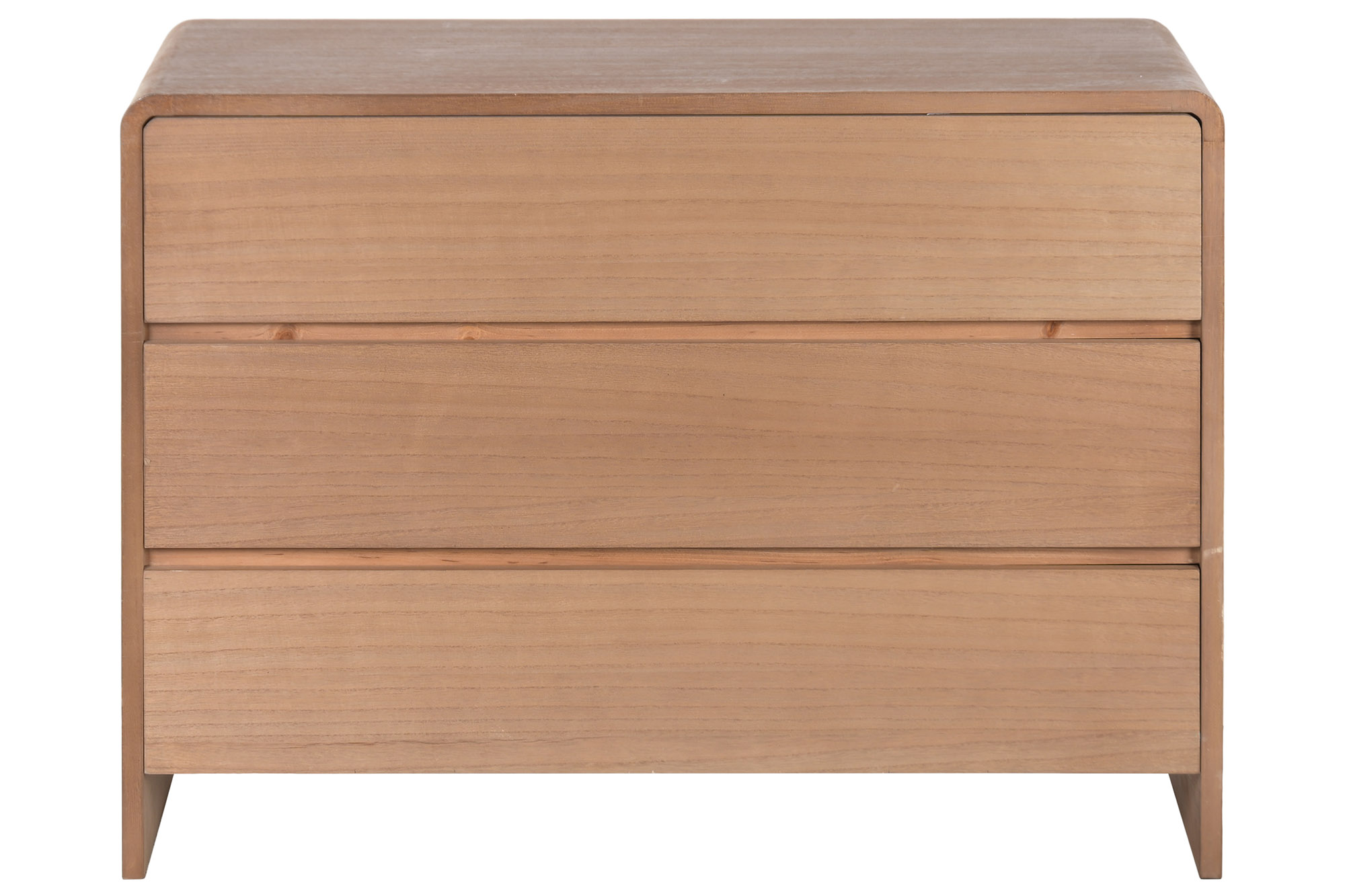 COMODA PAULOWNIA OLMO 100X40X80 3 CAJONES NATURAL