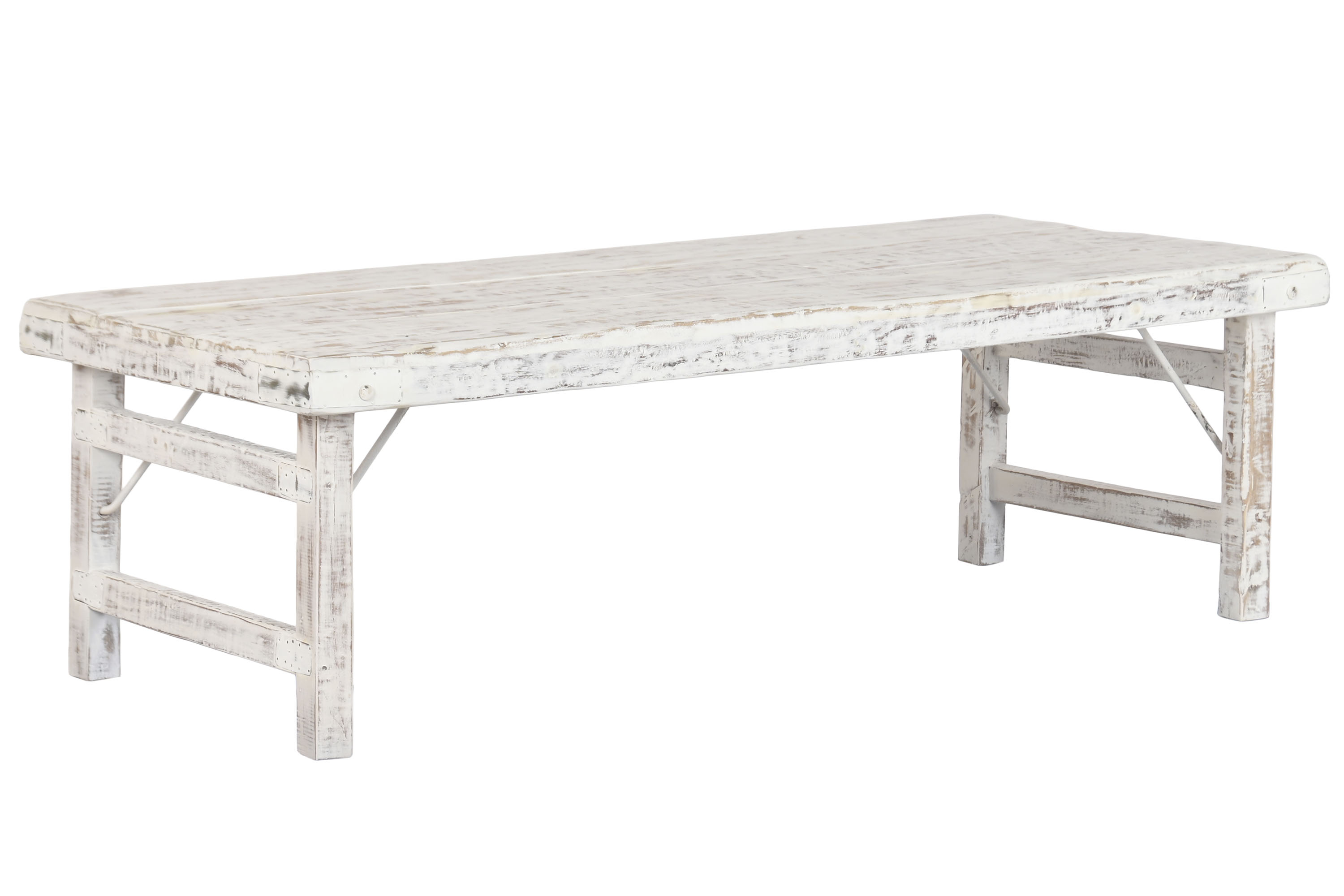MESA CENTRO PLEGABLE MADERA RECICLADA 148X73X45 2