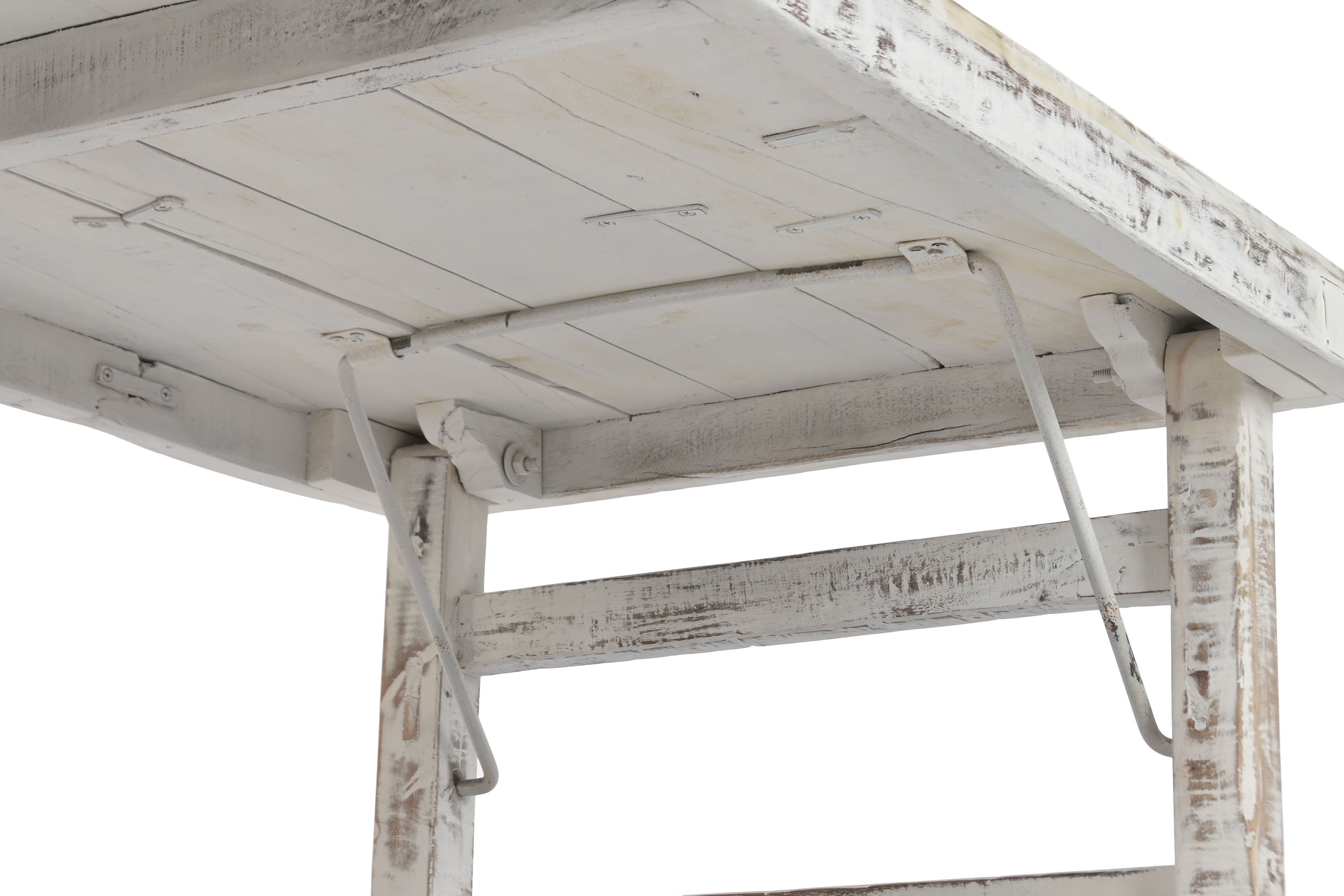 MESA CENTRO PLEGABLE MADERA RECICLADA 148X73X45 9