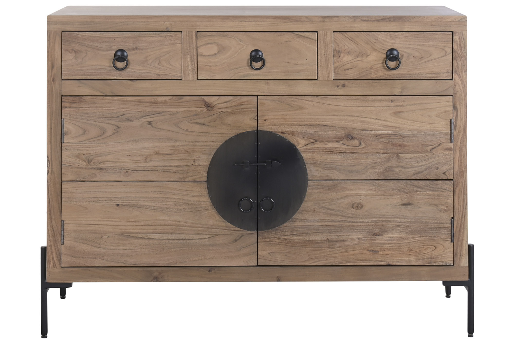 BUFFET ACACIA METAL 118X40X92
