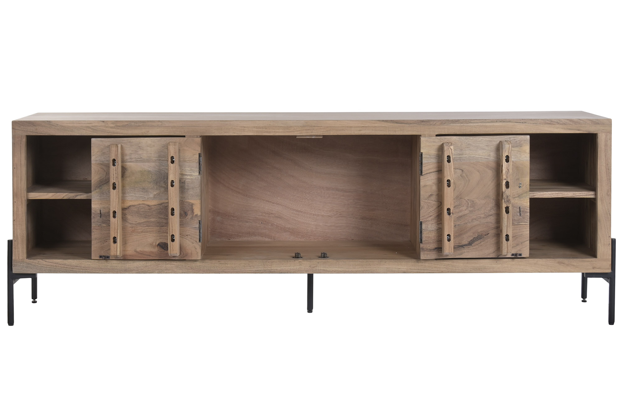 MUEBLE TV ACACIA METAL 175X40X62 5