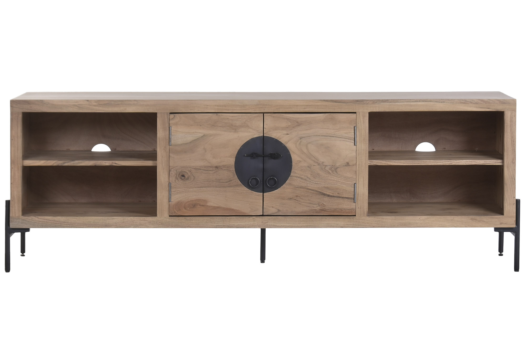 MUEBLE TV ACACIA METAL 175X40X62 1