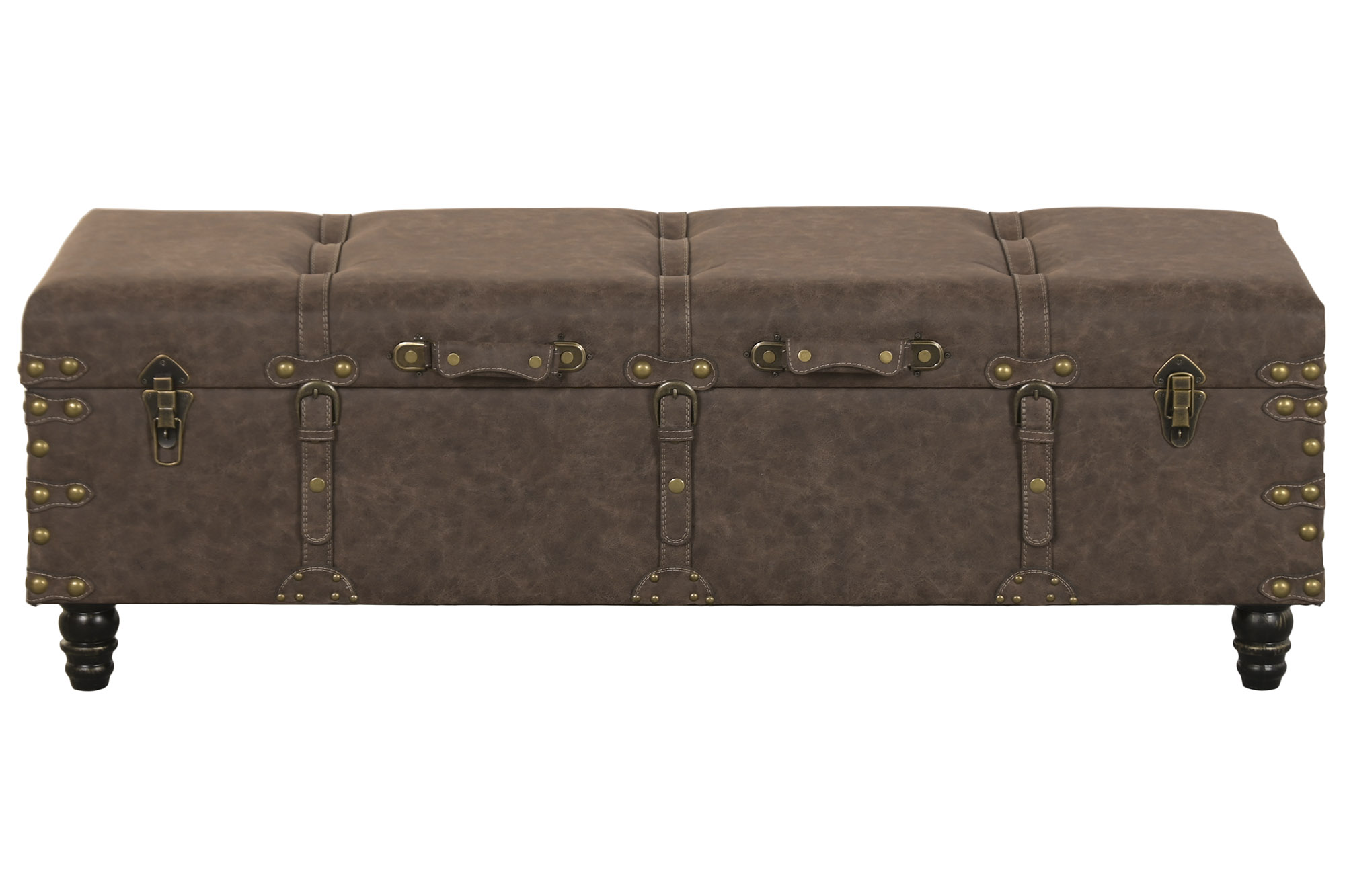 DESCALZADORA PU MDF 121X43X41 VINTAGE DESGASTADO 2