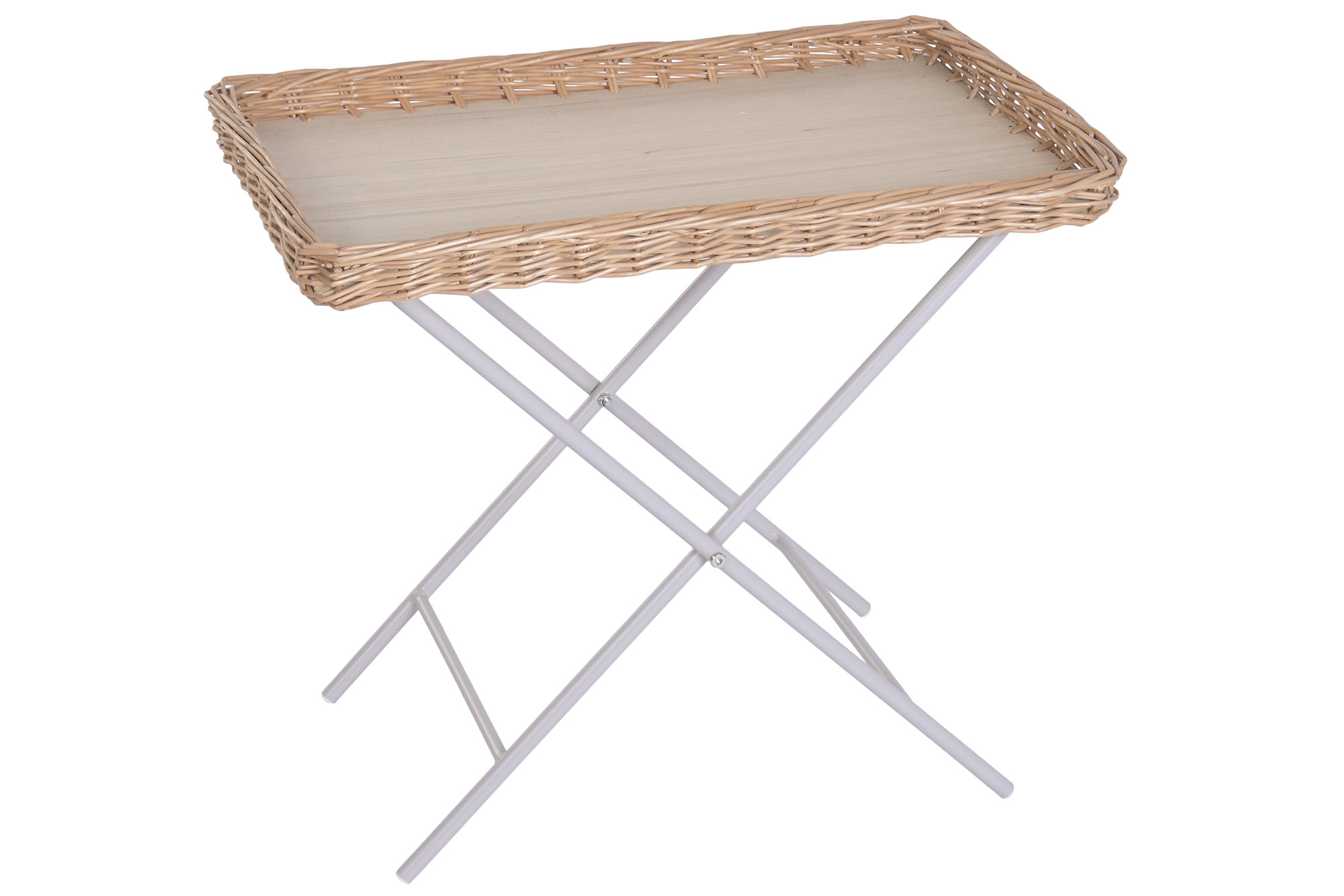 MESITA AUXILIAR FIBRA METAL 55X36X50 PLEGABLE
