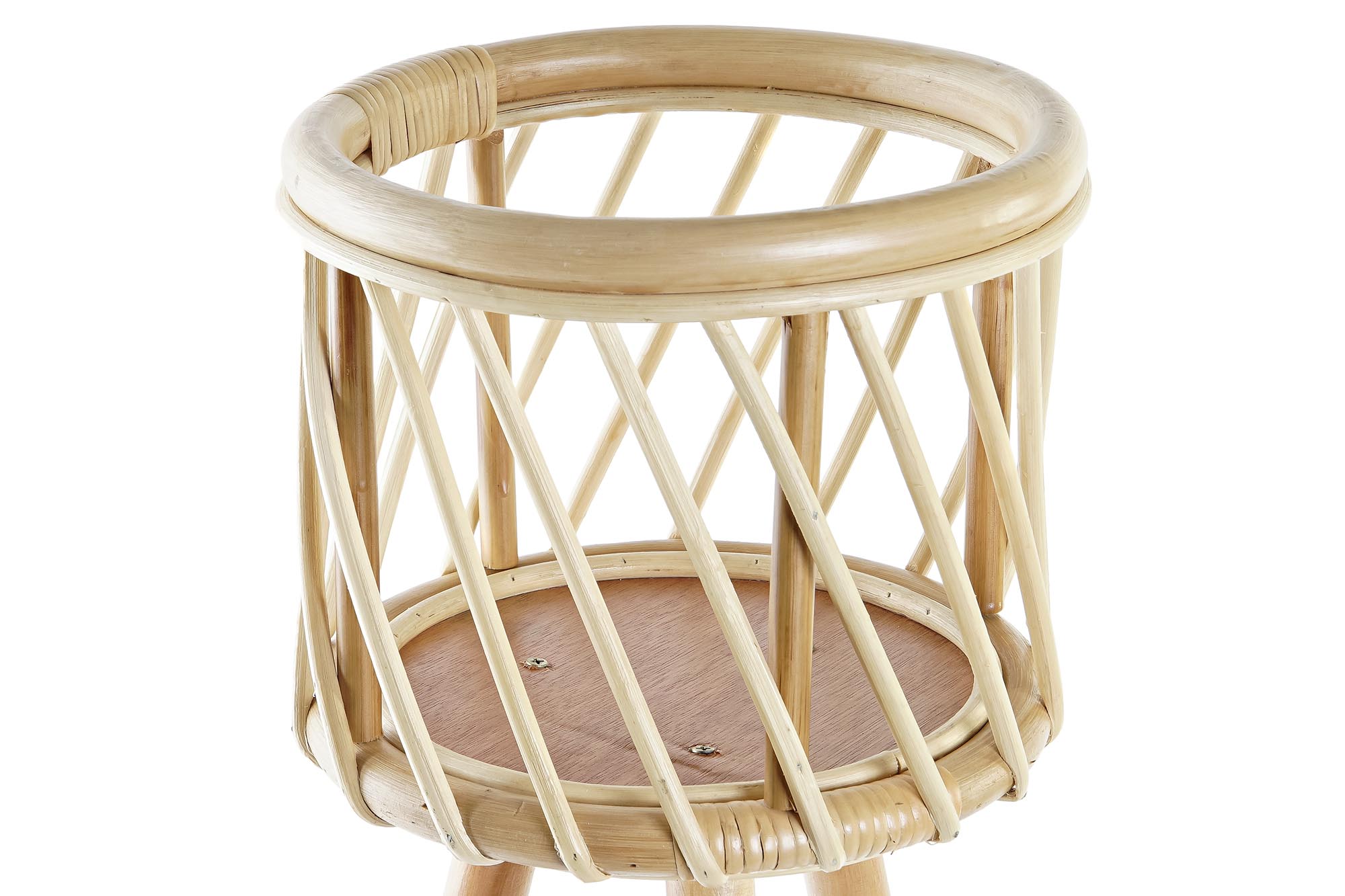 MACETERO BAMBU 23X20X70 NATURAL 4