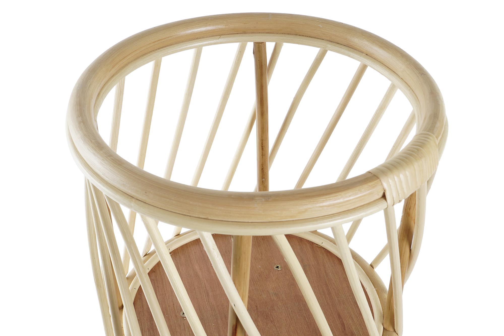 MACETERO BAMBU 28X28X60 NATURAL 4