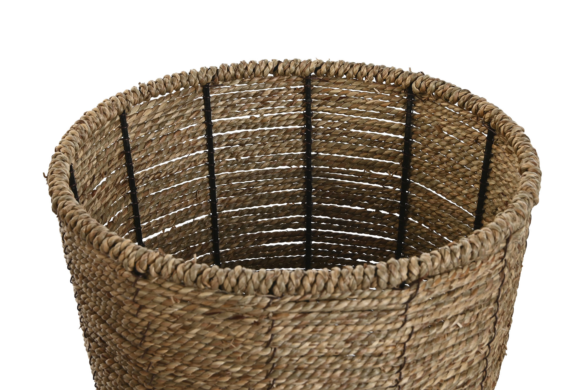 MACETERO FIBRA 31X31X24CM NATURAL 3