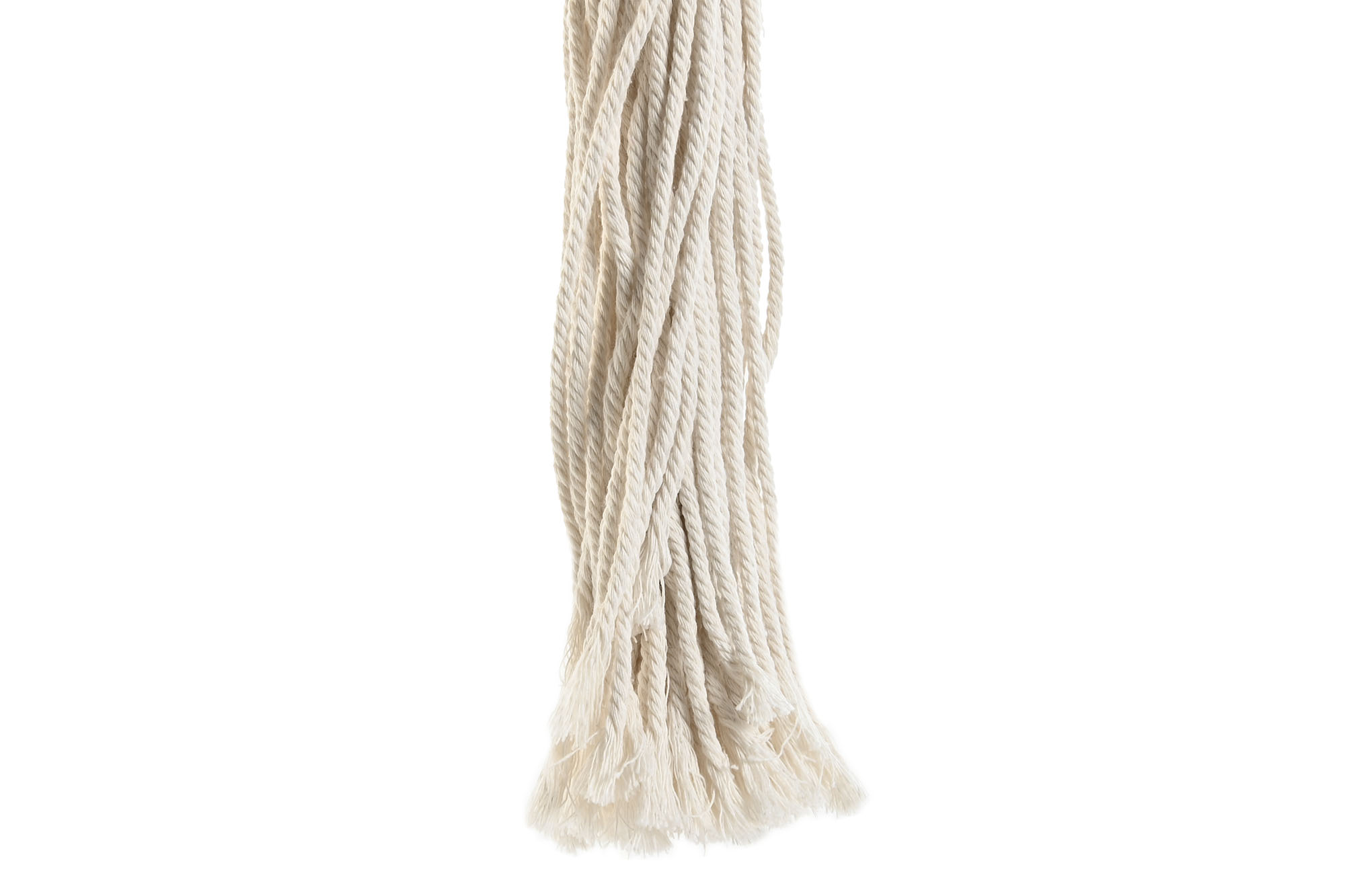MACETERO MACRAME 30X30X100 COLGANTE BLANCO 3