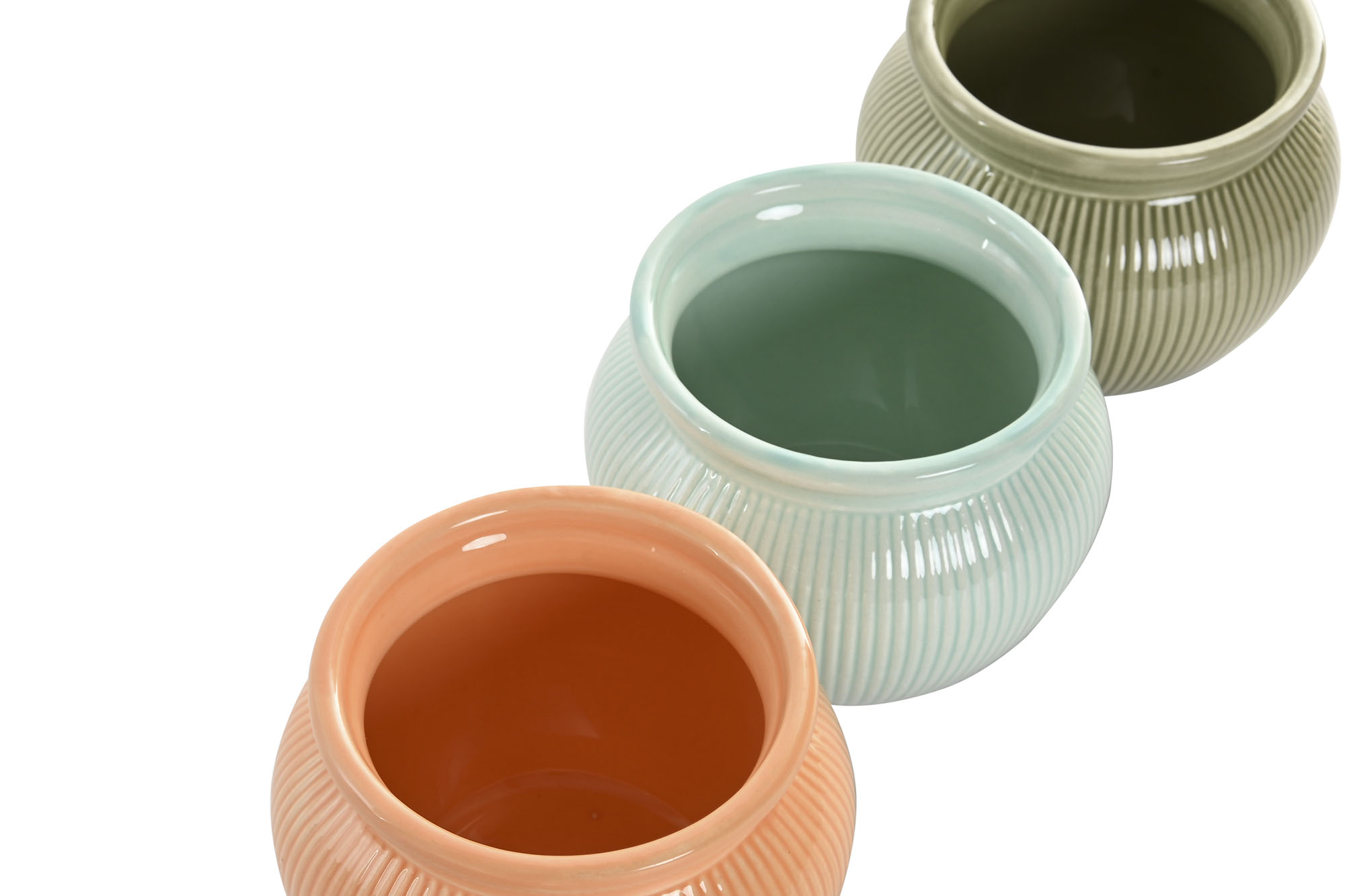 MACETERO  CERAMICA 18X18X14 MALVA 3