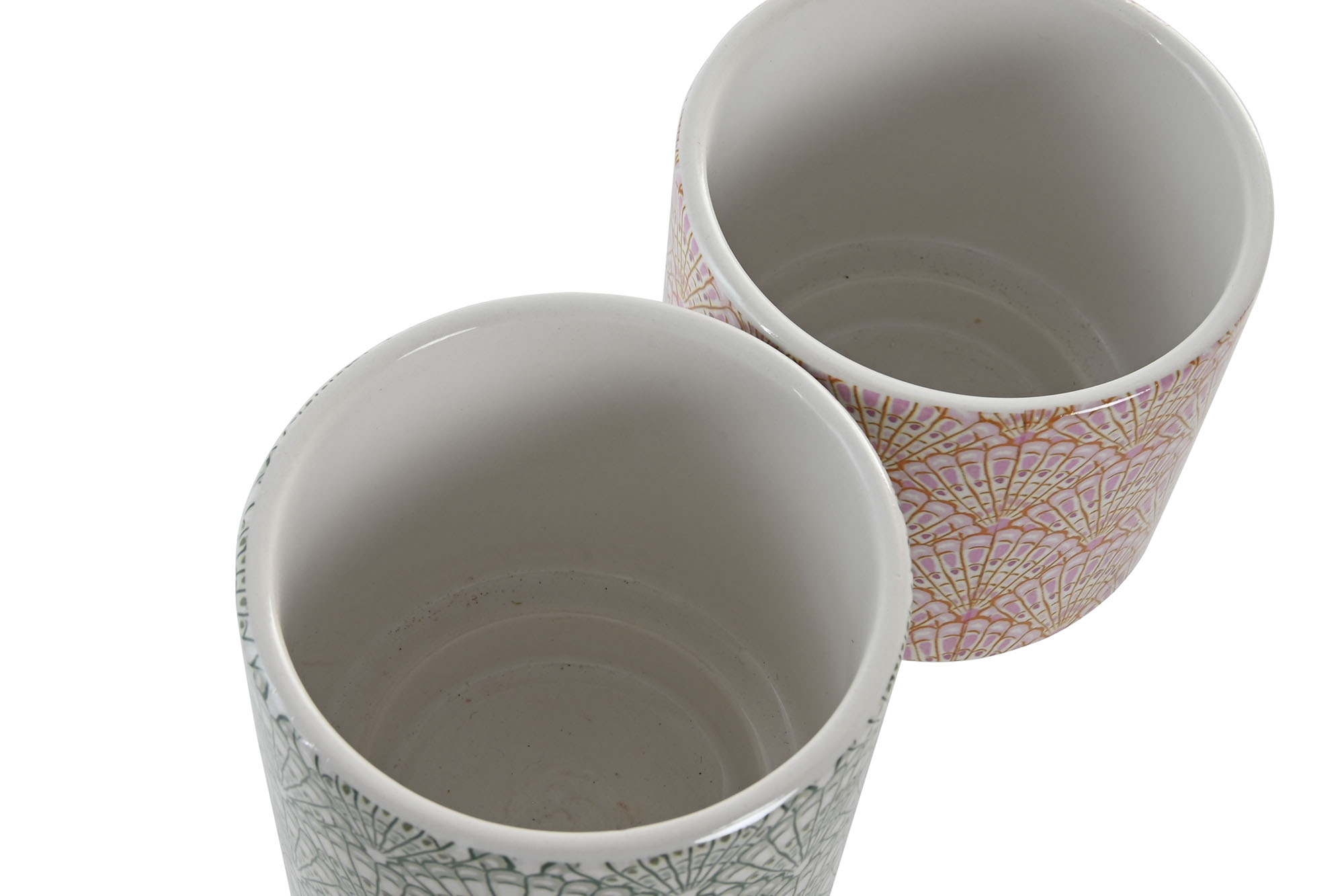 MACETERO CERAMICA 14X14X14CM ROSA 3