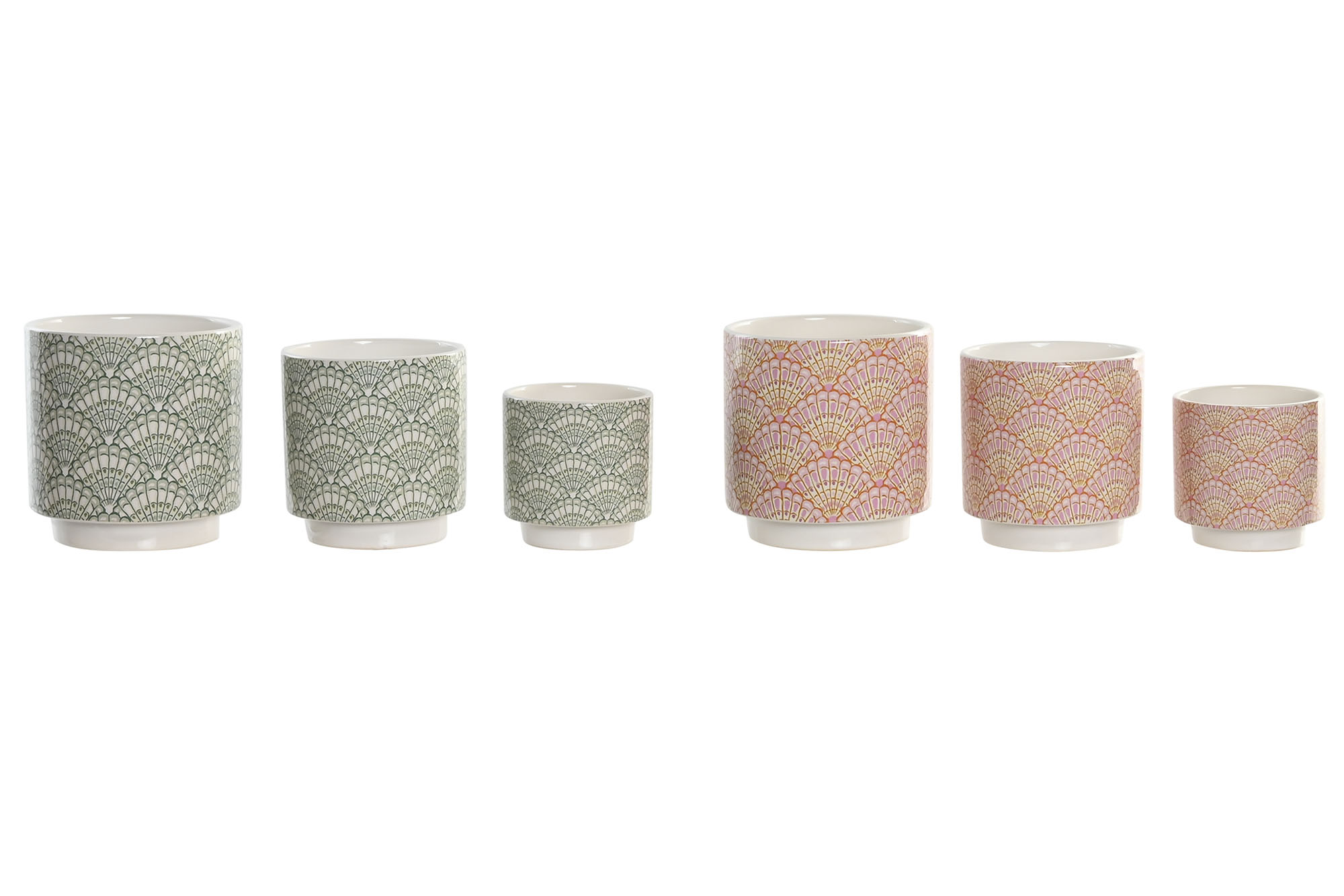 MACETERO CERAMICA 12X12X12CM ROSA