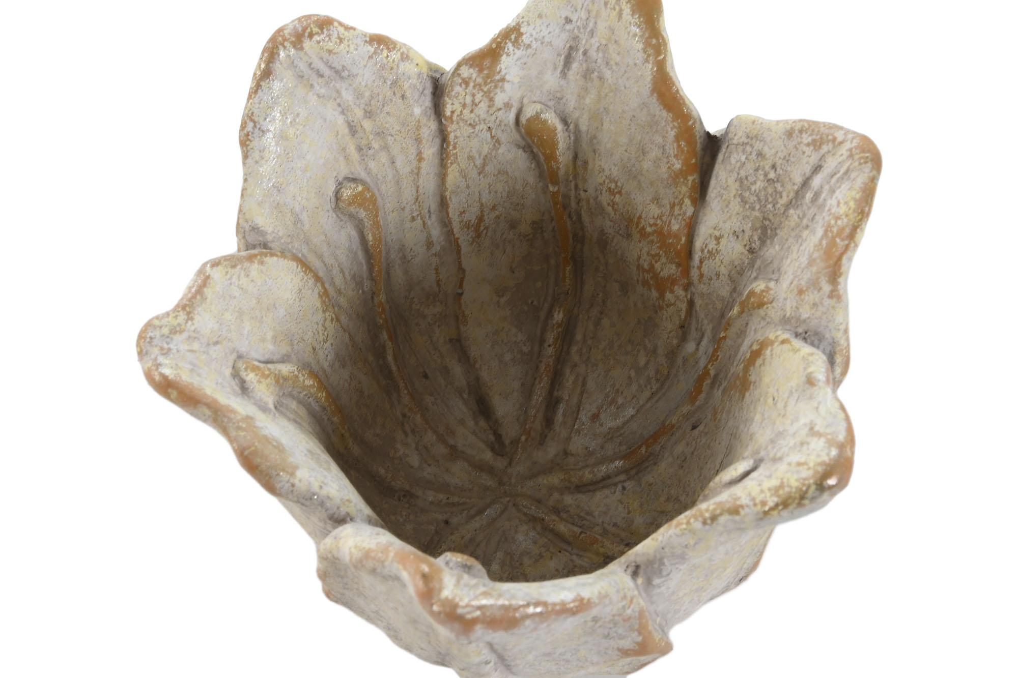 MACETERO CEMENTO 15X15X12CM FLOR DESGASTADO 3