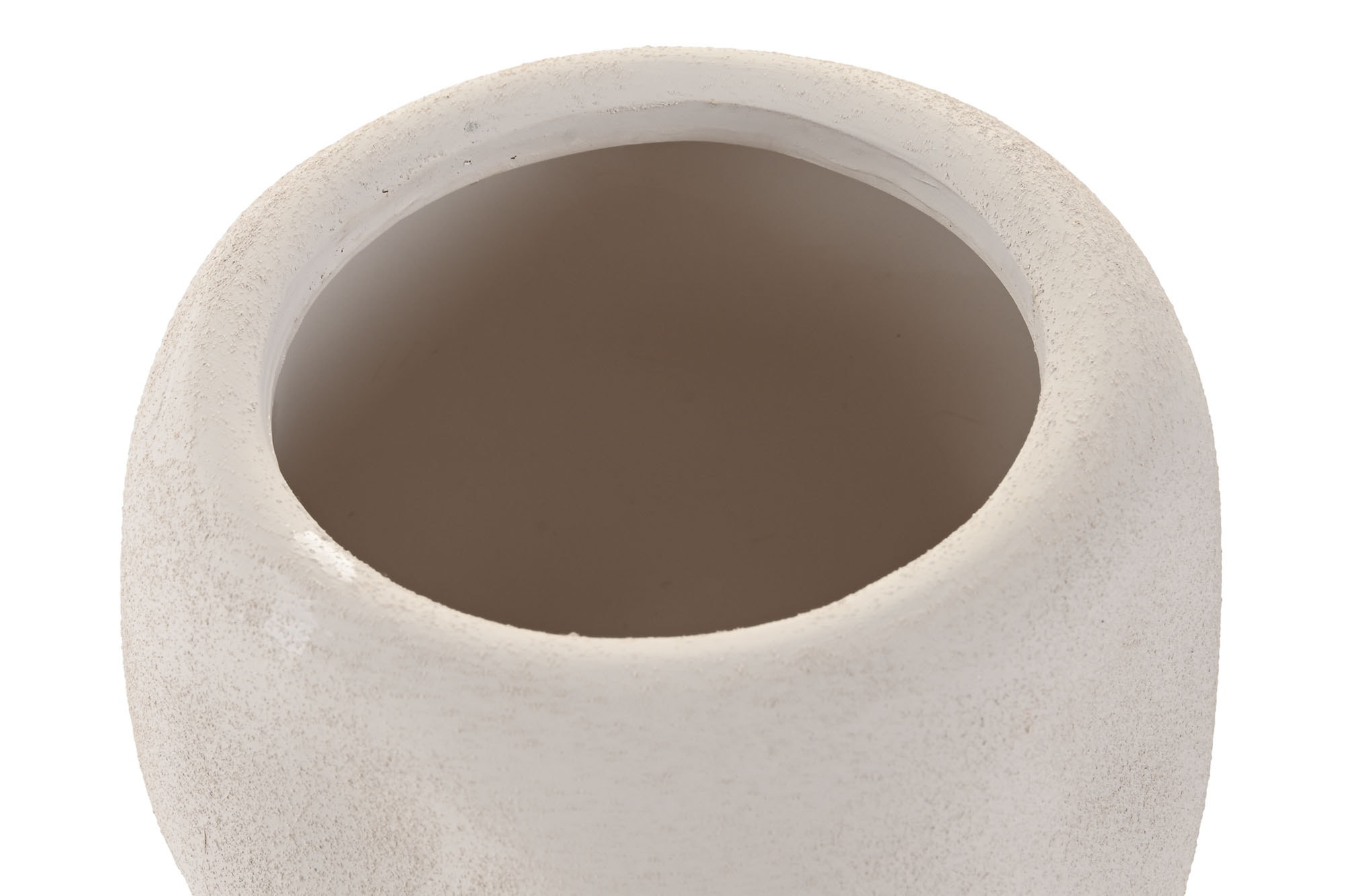 MACETERO CERAMICA 14X14X12 ORGANICO CRUDO 2