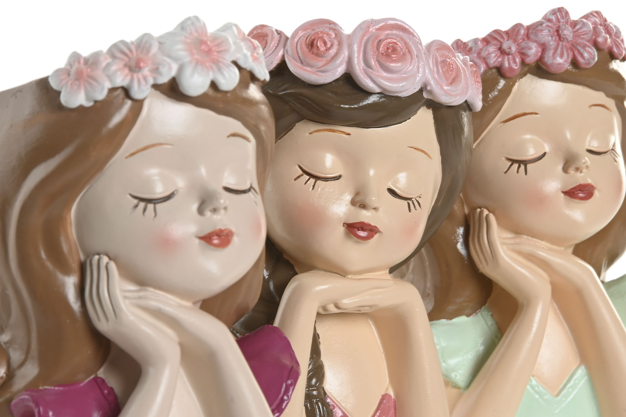 MACETERO RESINA 10X9X15 CHICA FUCSIA 2