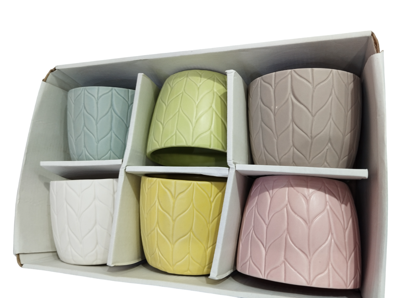 MACETA DOLOMITE 12X12X10 ESPIGA AMARILLO 4