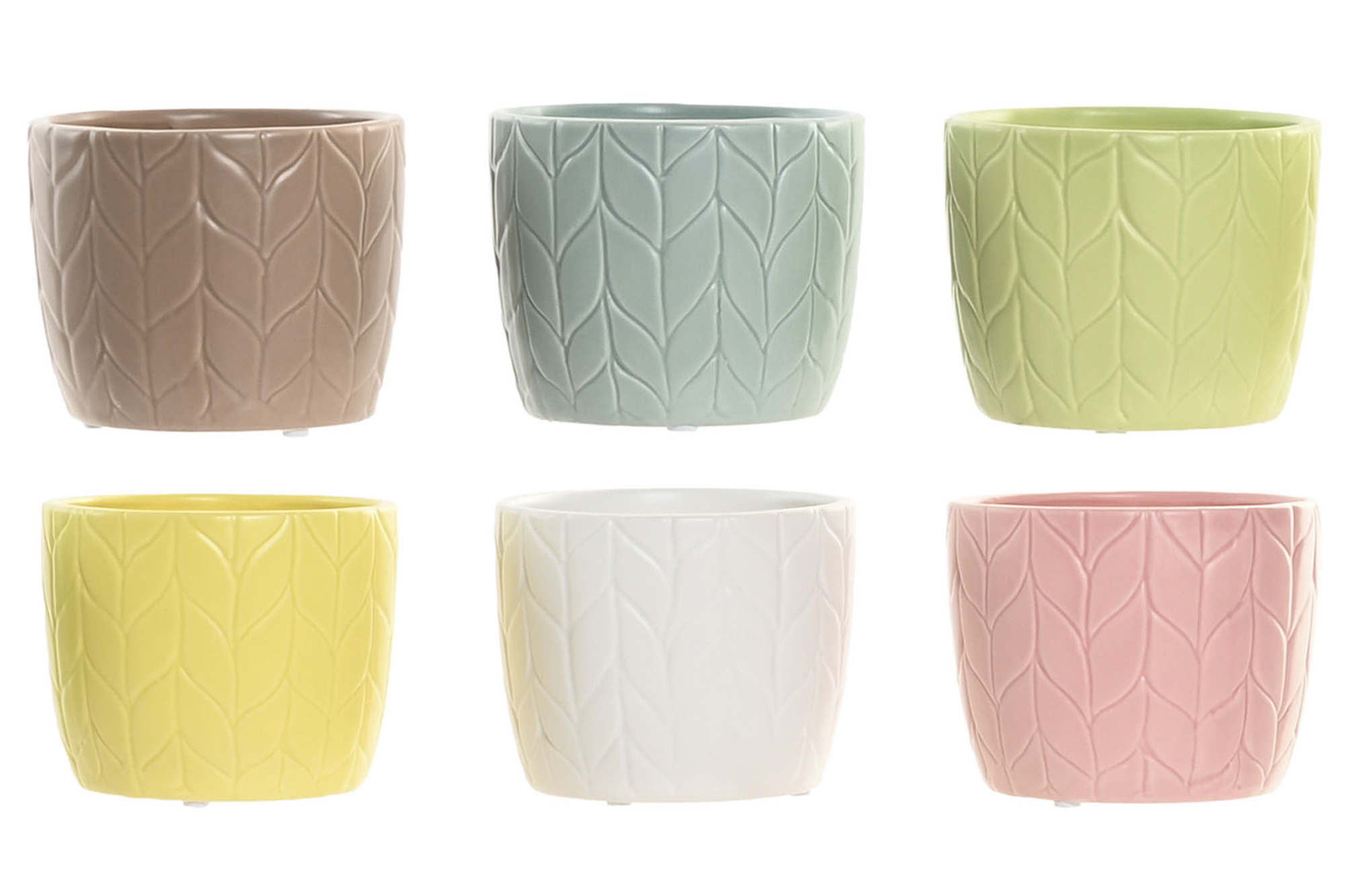 MACETA DOLOMITE 12X12X10 ESPIGA VERDE