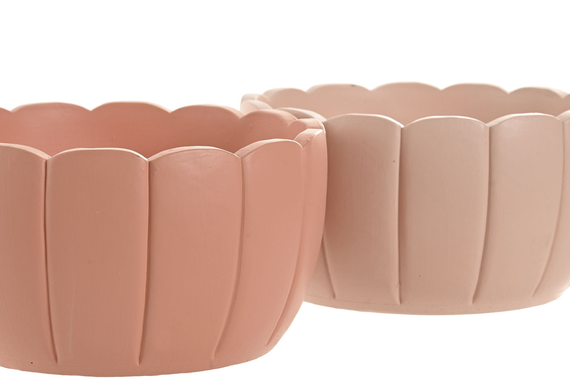MACETERO CEMENTO 15X15X8CM ROSA 2