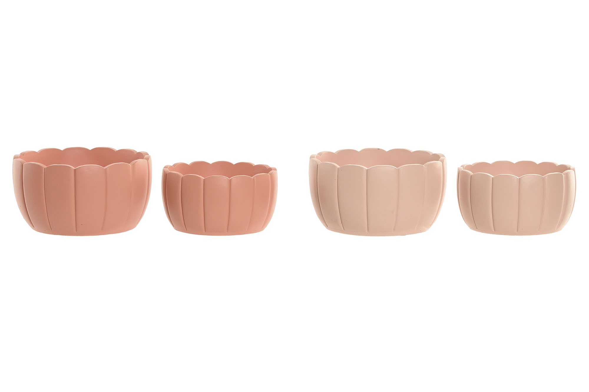 MACETERO CEMENTO 15X15X8CM CORAL