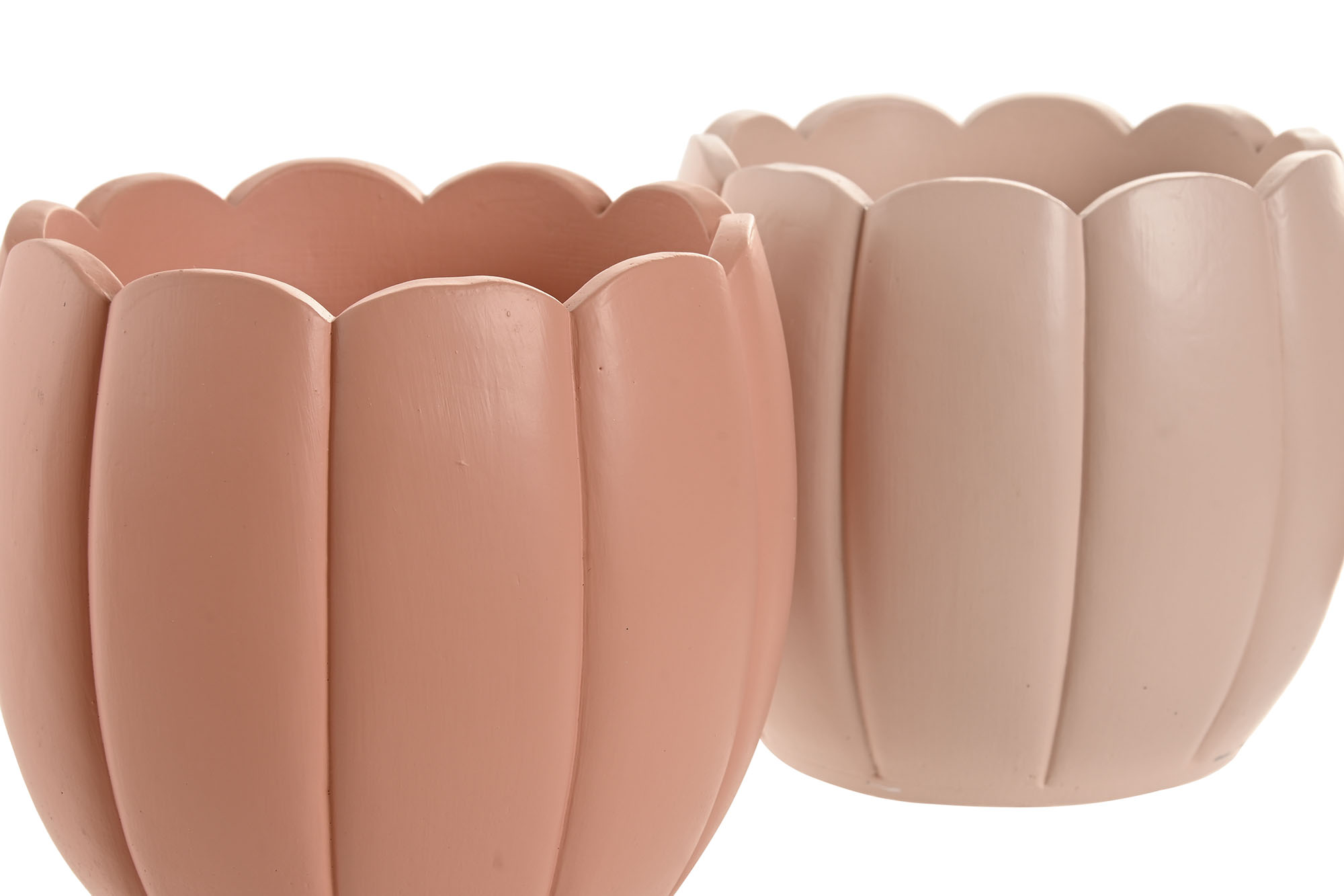 MACETERO  CEMENTO 7X7X7CM CORAL 2