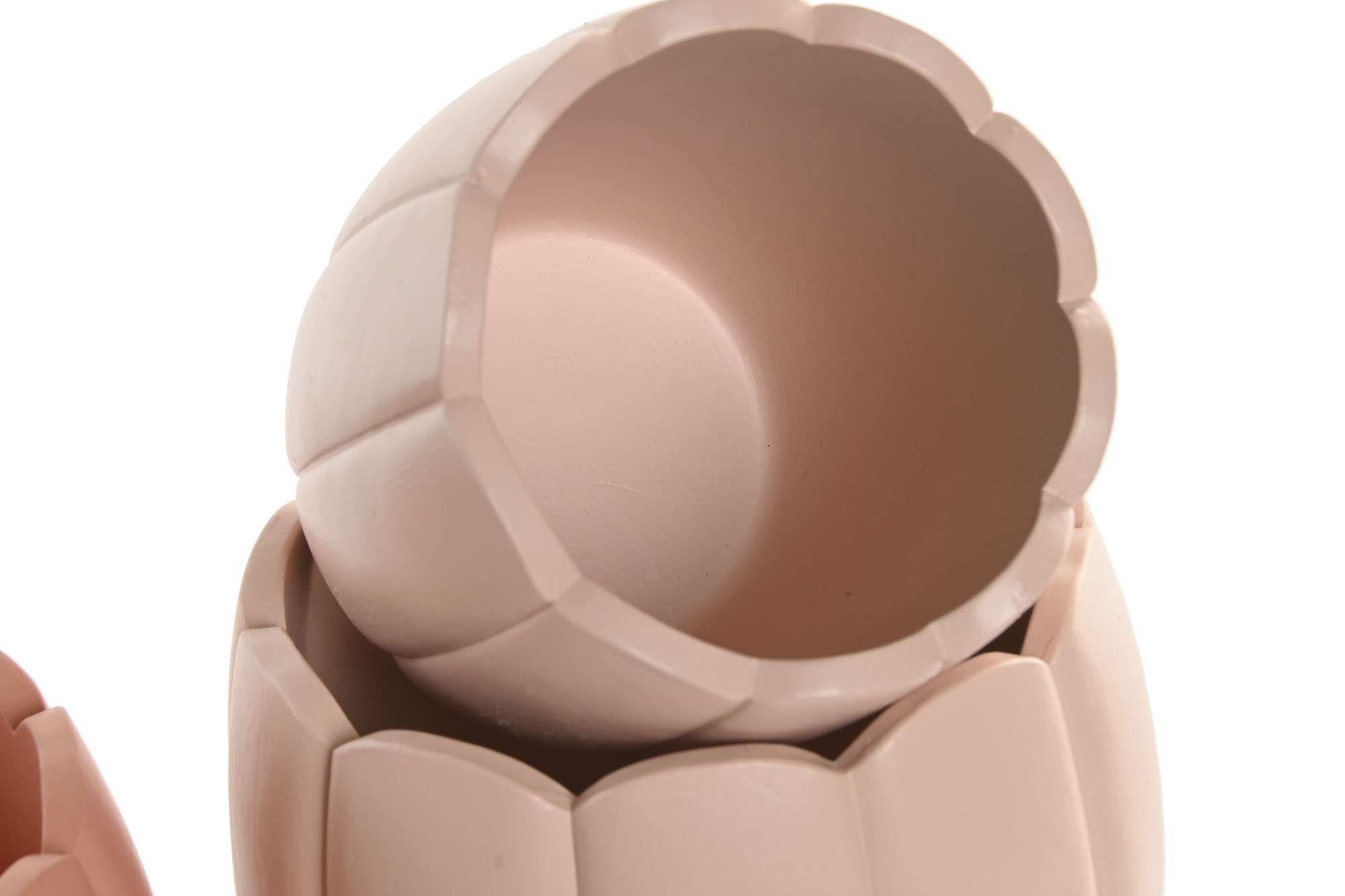 MACETERO  CEMENTO 15X15X13CM ROSA 3
