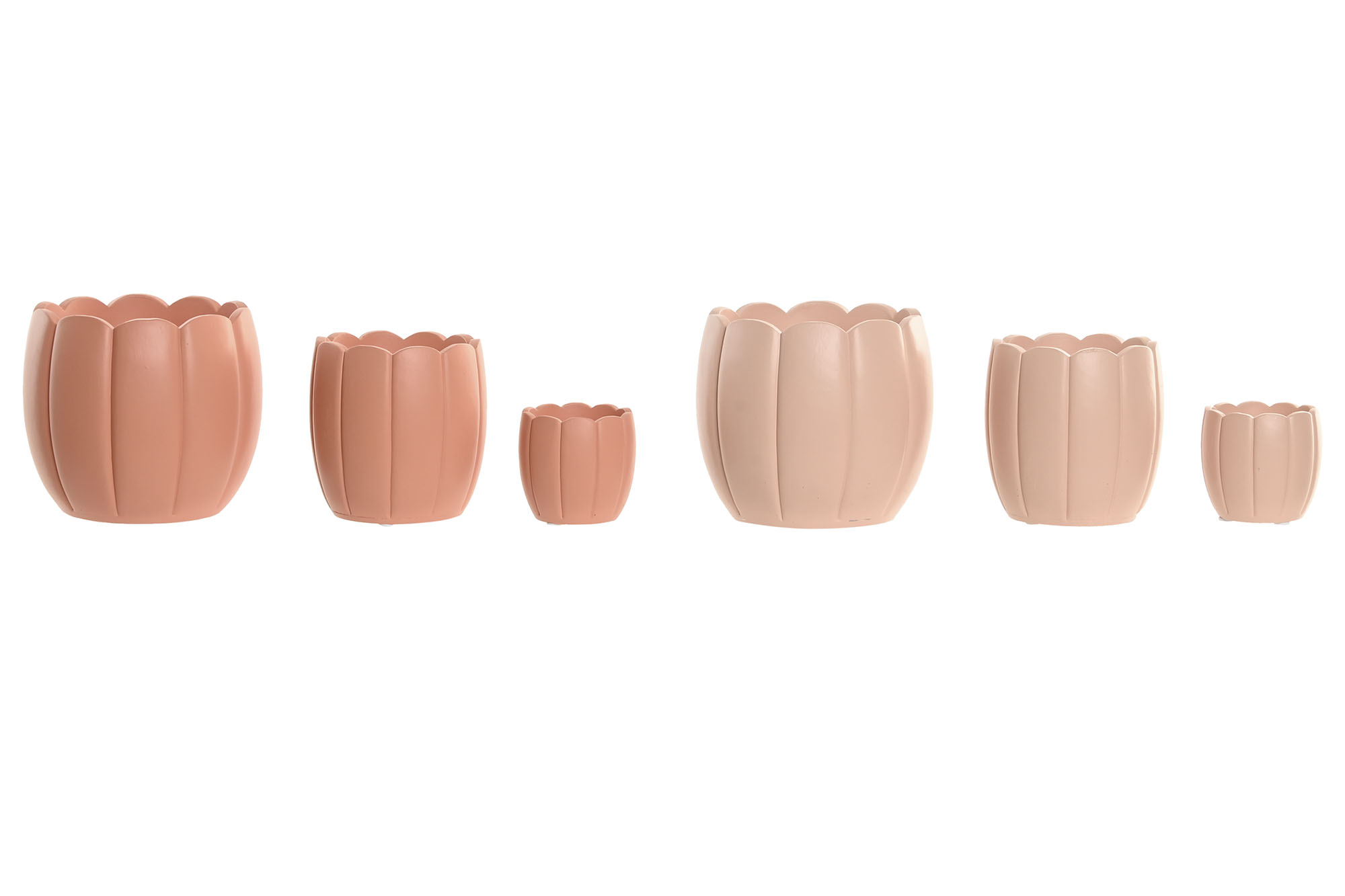 MACETERO  CEMENTO 10X10X12CM CORAL