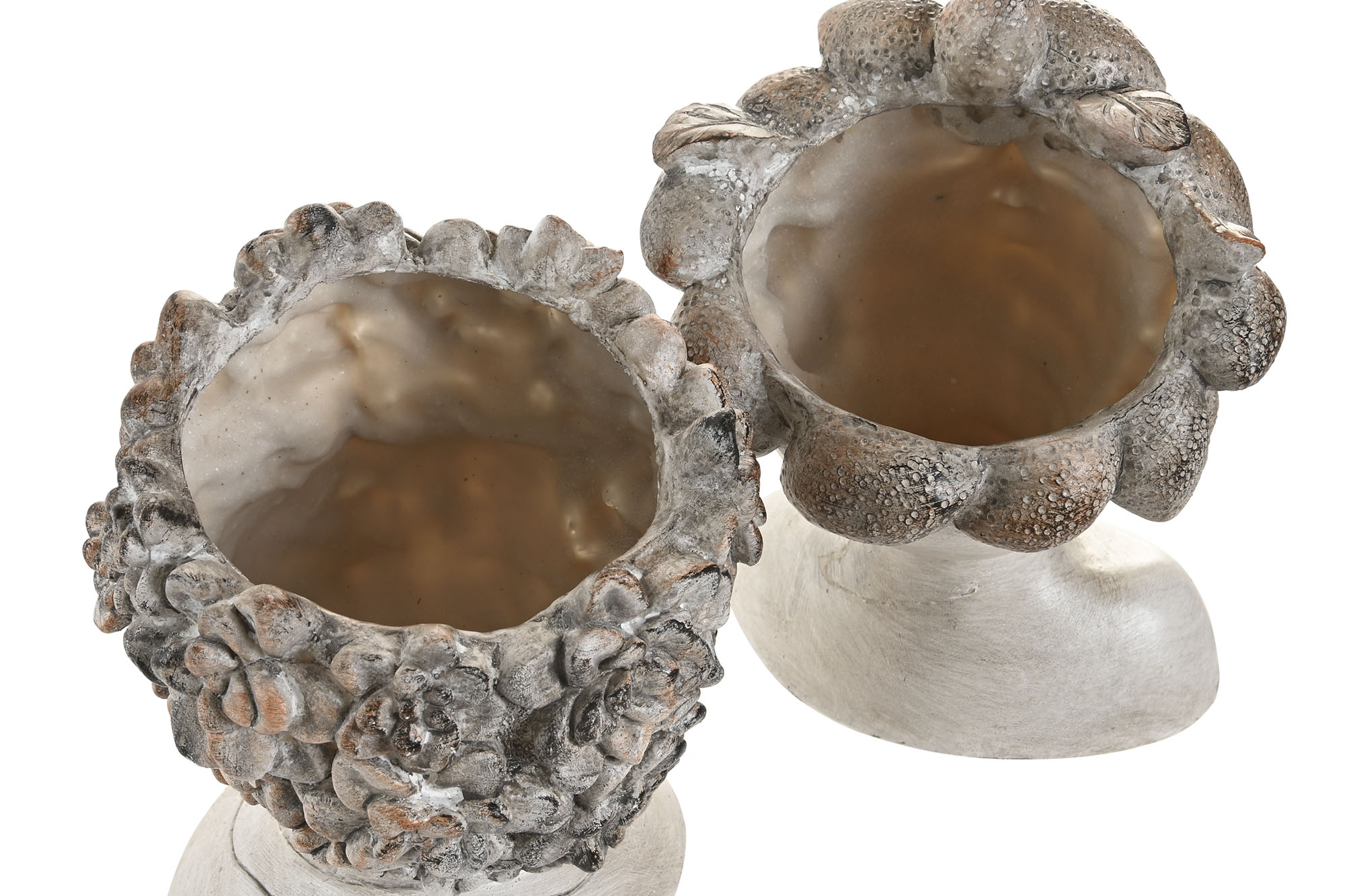 MACETERO RESINA 18X15X23 CARA ENVEJECIDO 3