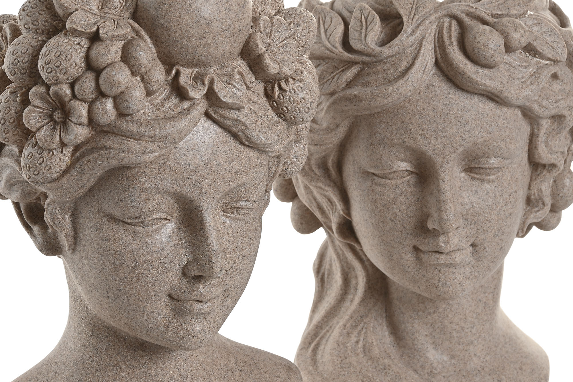 MACETERO RESINA 18X20X29CM PELO CORTO 2