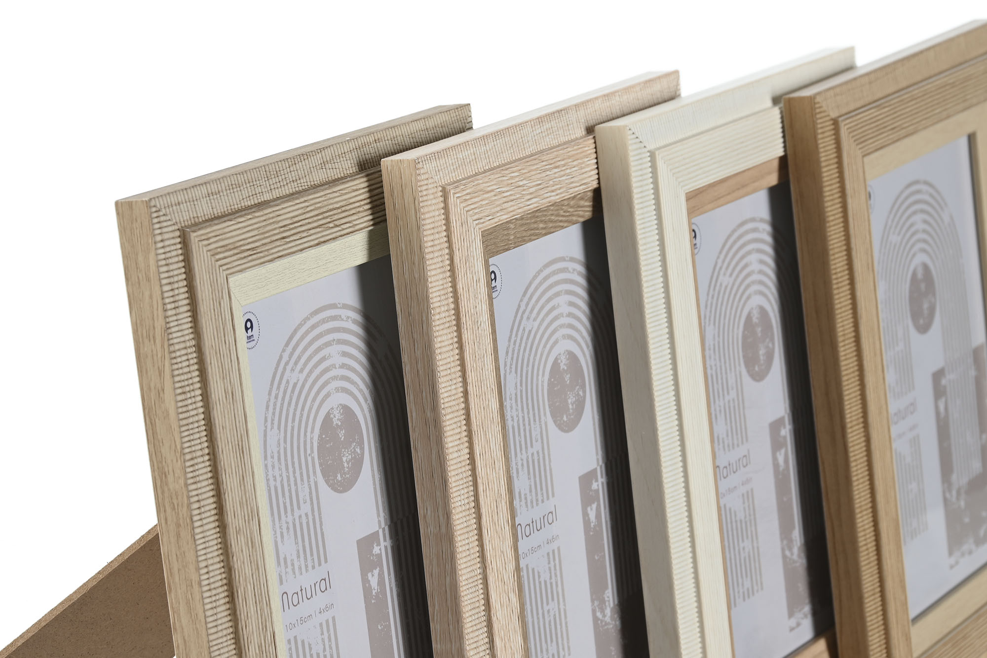 MARCO FOTO 10X15CM MDF CRISTAL 16X2X21CM BEIGE