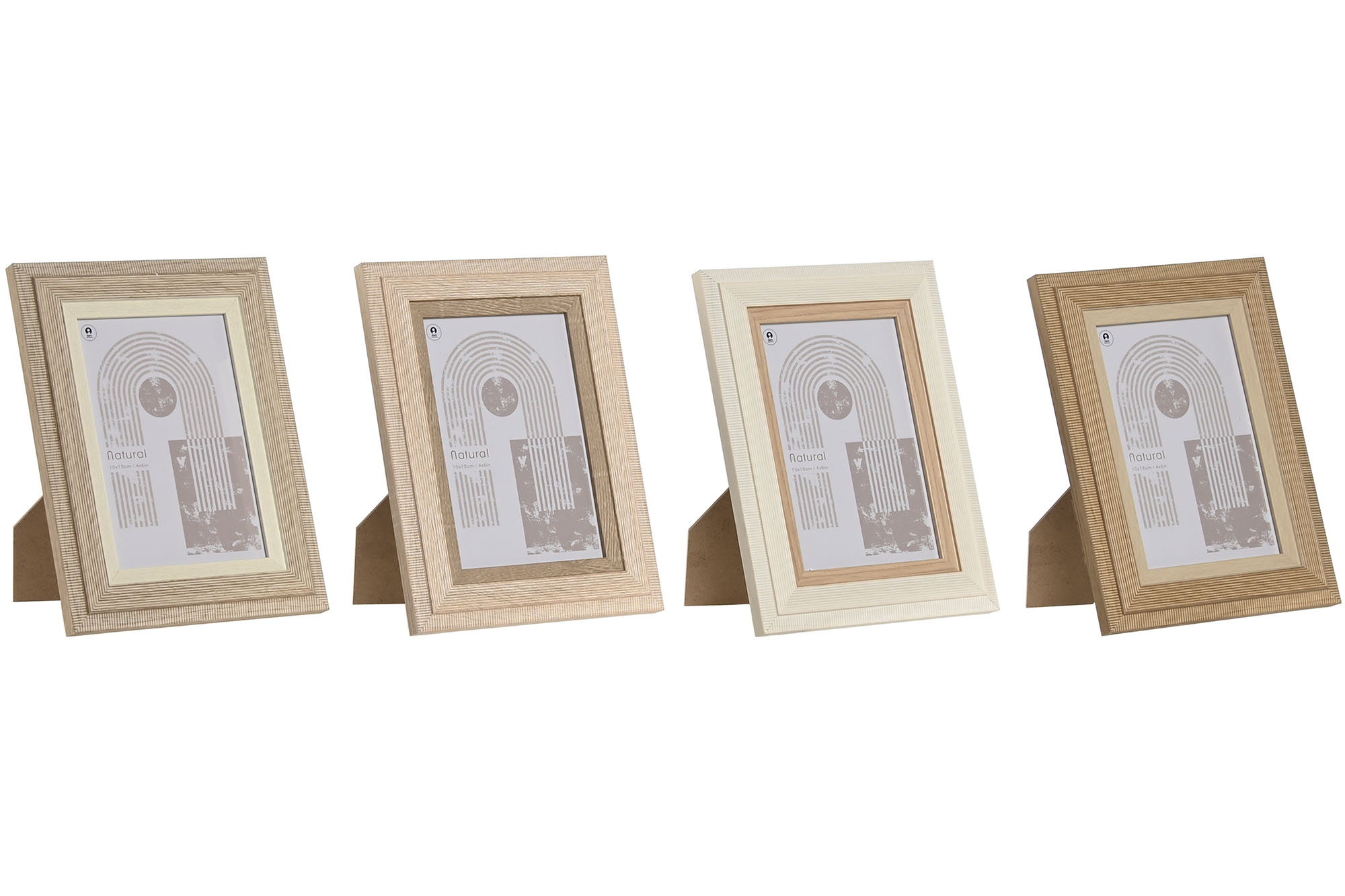 MARCO FOTO 10X15CM MDF CRISTAL 16X2X21CM BLANCO