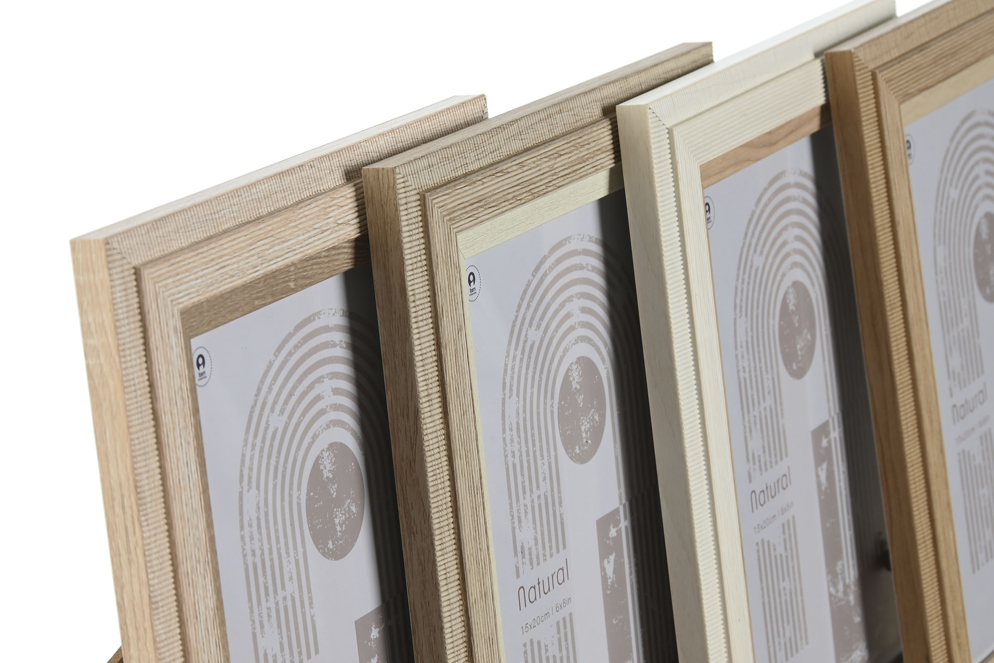 MARCO FOTO 15X20CM MDF CRISTAL 21X2.8X26CM BEIGE 2