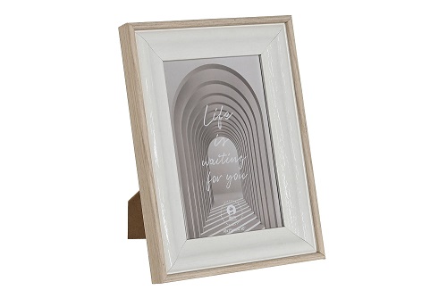 MARCO FOTO 10X15 MDF CRISTAL 15X2,1X20 BLANCO