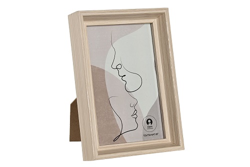 MARCO FOTO 10X15CM MDF CRISTAL 11.5X3X16.5CM NATUR