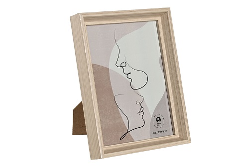 MARCO FOTO 13X18 MDF CRISTAL 14,5X3X19,5 NATURAL