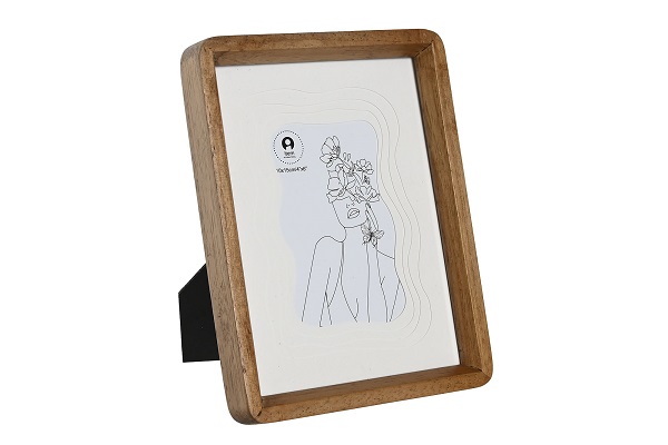 MARCO FOTO 10X15CM ACACIA CRISTAL 17X2.8X22CM MARR