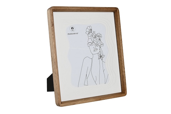 MARCO FOTO 20X25CM ACACIA CRISTAL 27X2.8X32CM MARR