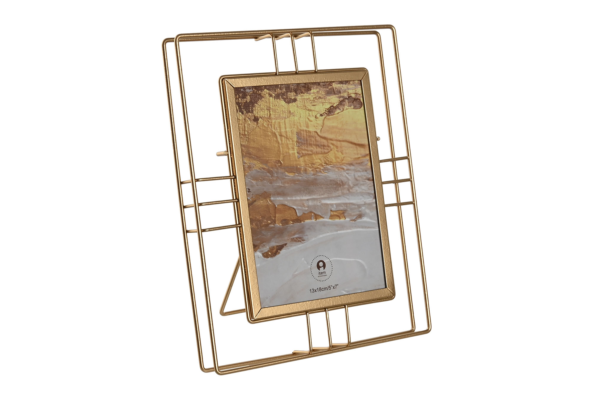 MARCO FOTO 13X18 METAL CRISTAL 18,5X2,5X23,5